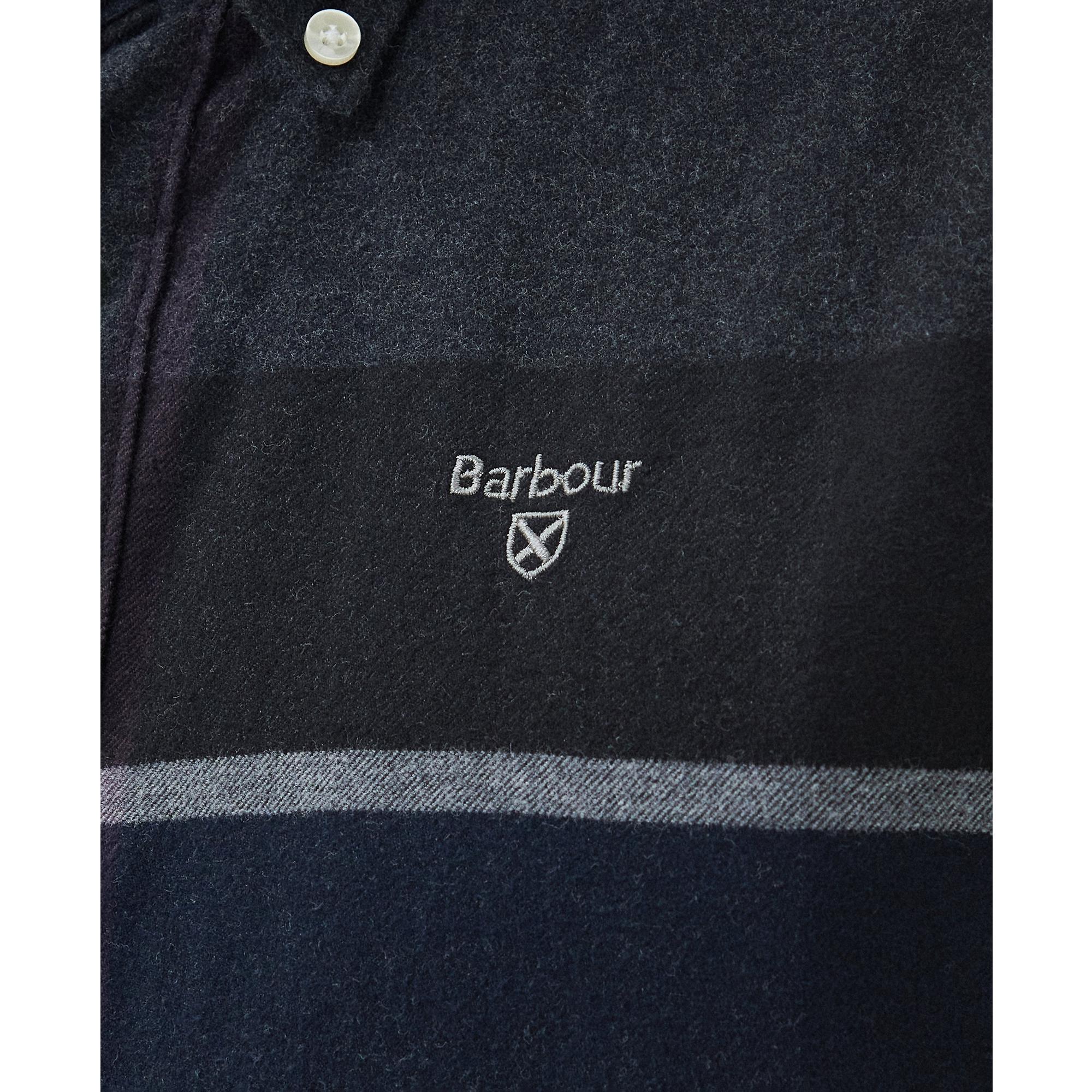Product image 8 of 8 of Barbour Men's Iceloch Tailored Fit Shirt - Black