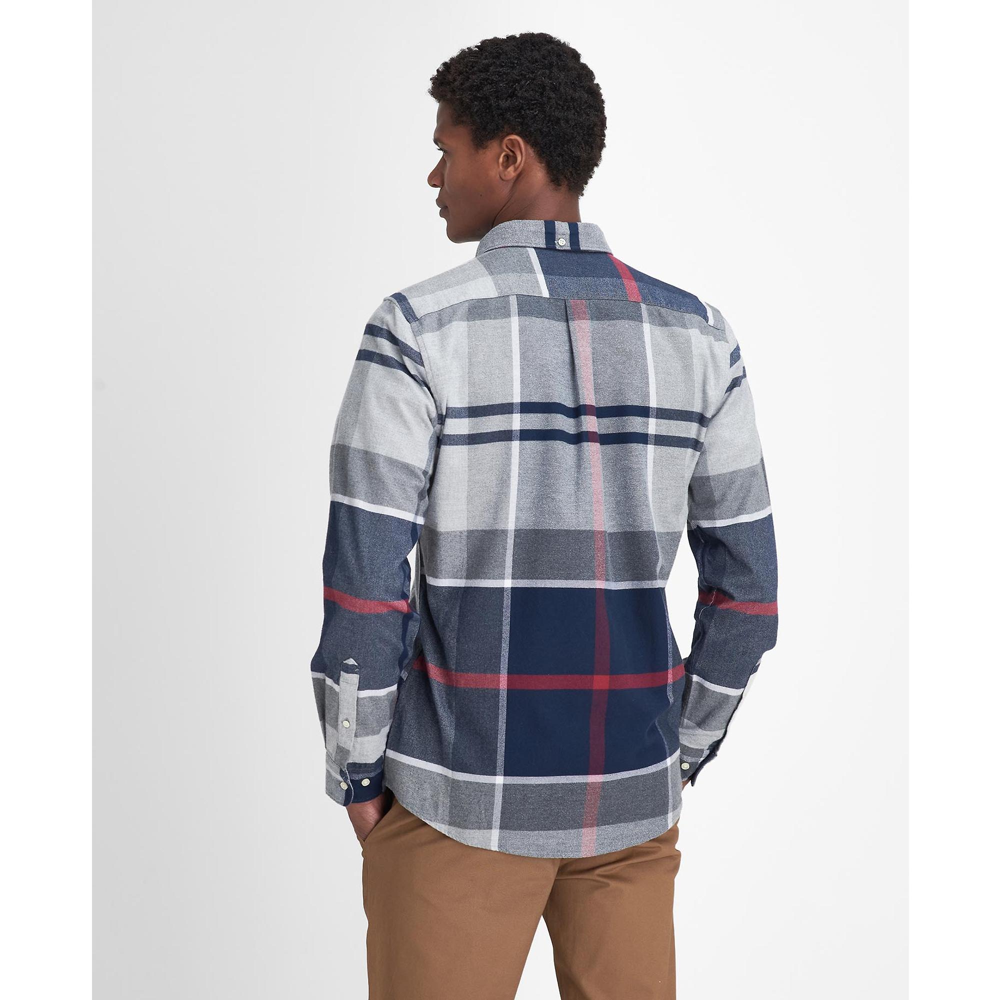 Product image 3 of 7 of Barbour Men's Iceloch Tailored Fit Shirt - Blue Granite