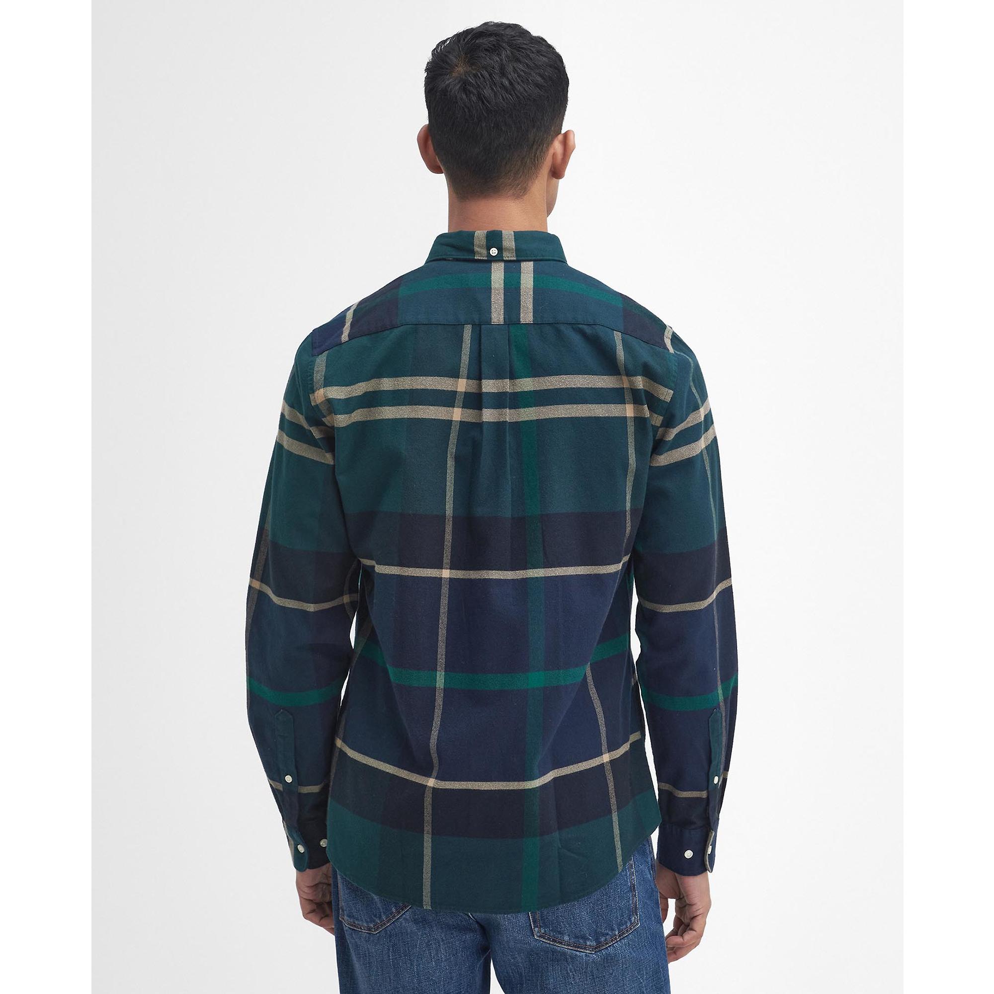 Product image 3 of 7 of Barbour Men's Iceloch Tailored Fit Shirt - Green Loch