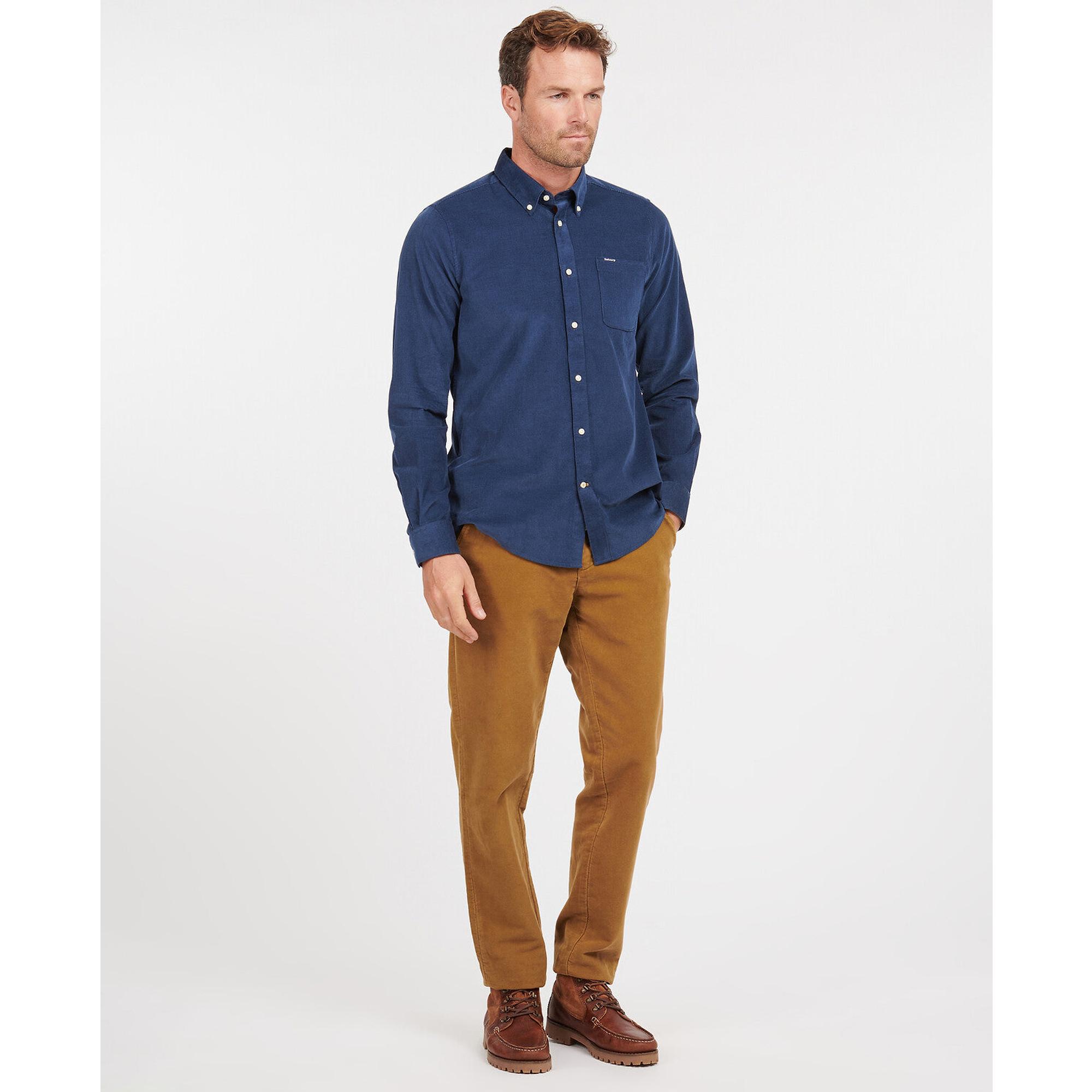 Product image 3 of 6 of Barbour Men's Ramsey Tailored Fit Shirt - Dark Denim