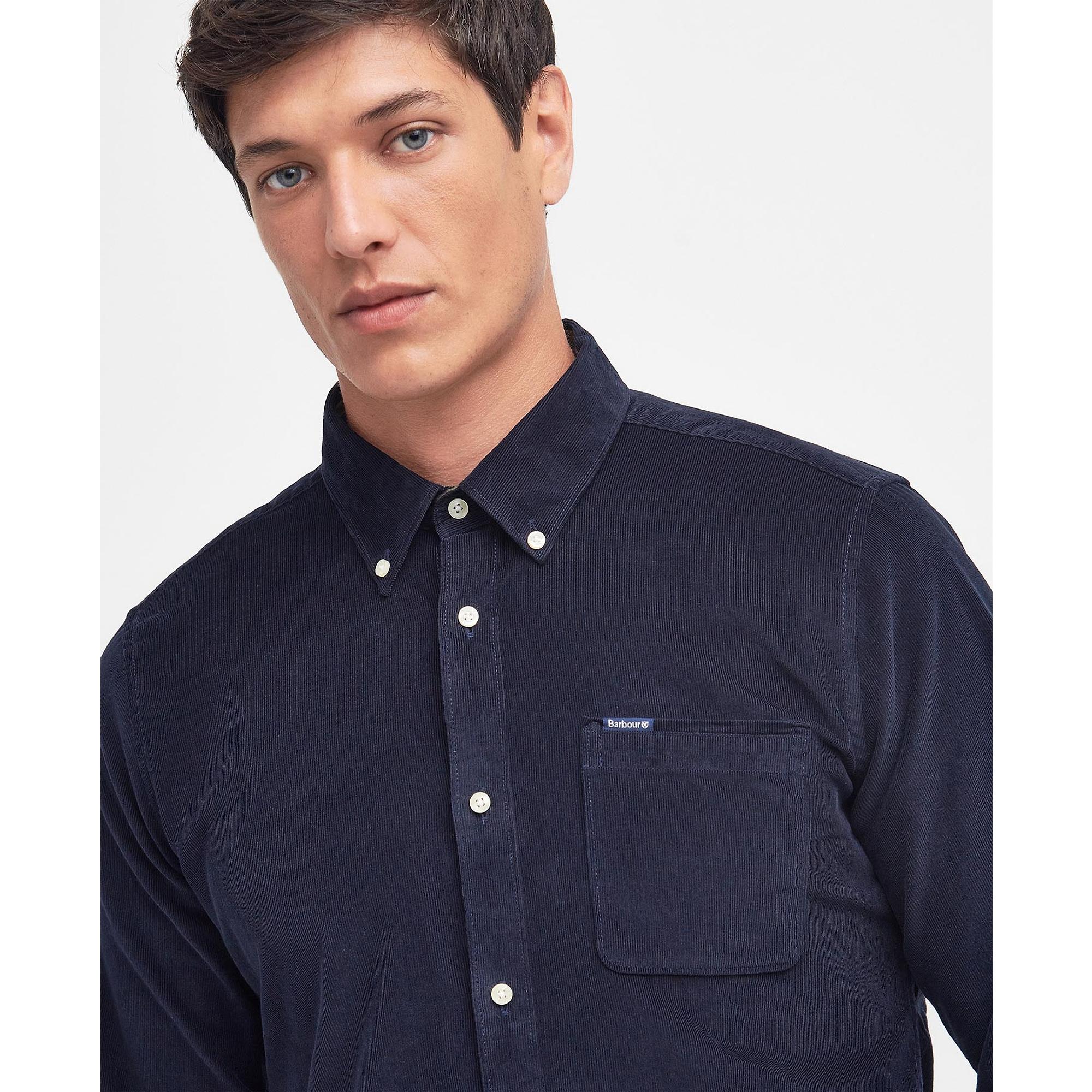 Product image 6 of 8 of Barbour Men's Ramsey Tailored Fit Shirt - Navy