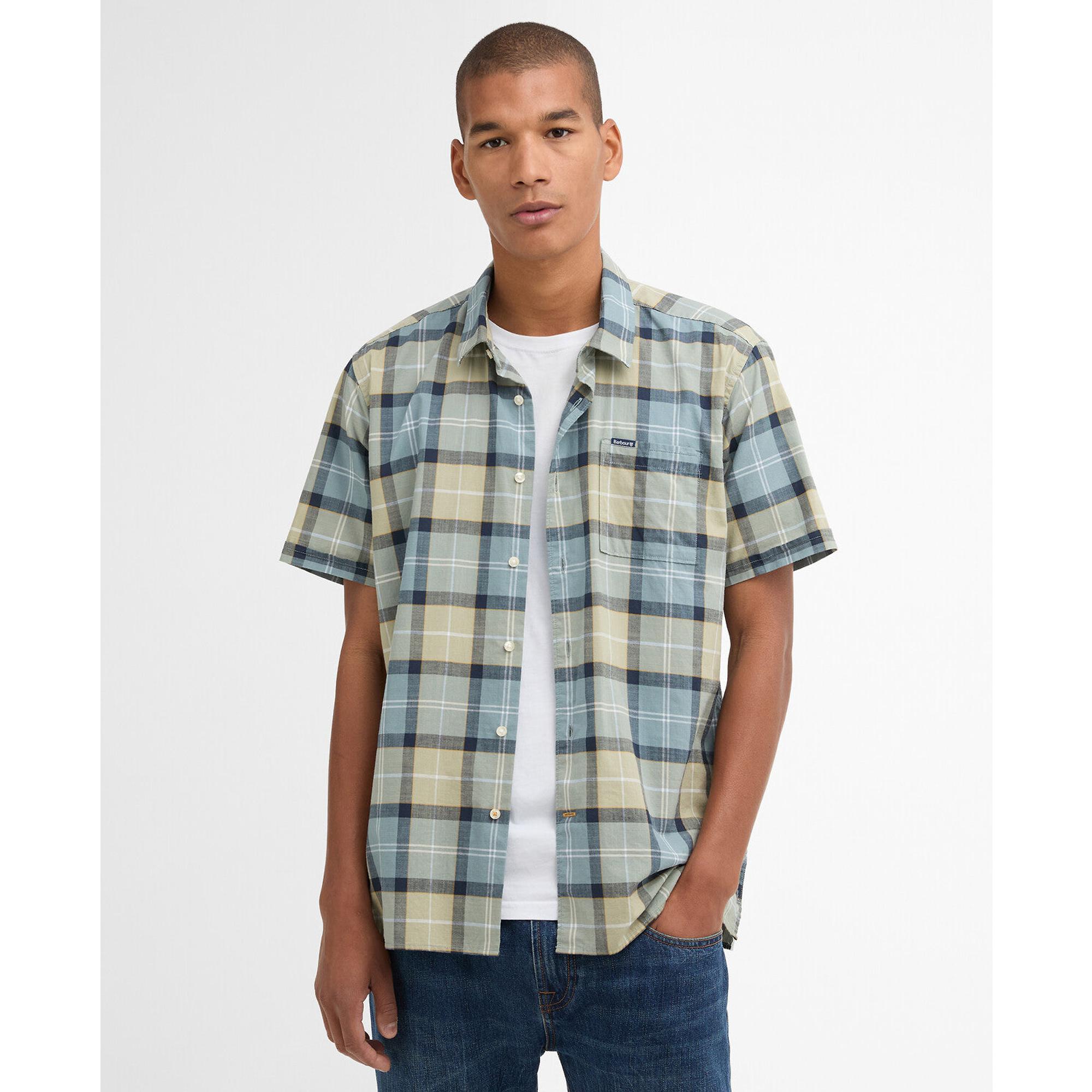 Product image 2 of 5 of Barbour Men's Gordon Short-Sleeved Tailored Shirt - Highland Loch Tartan