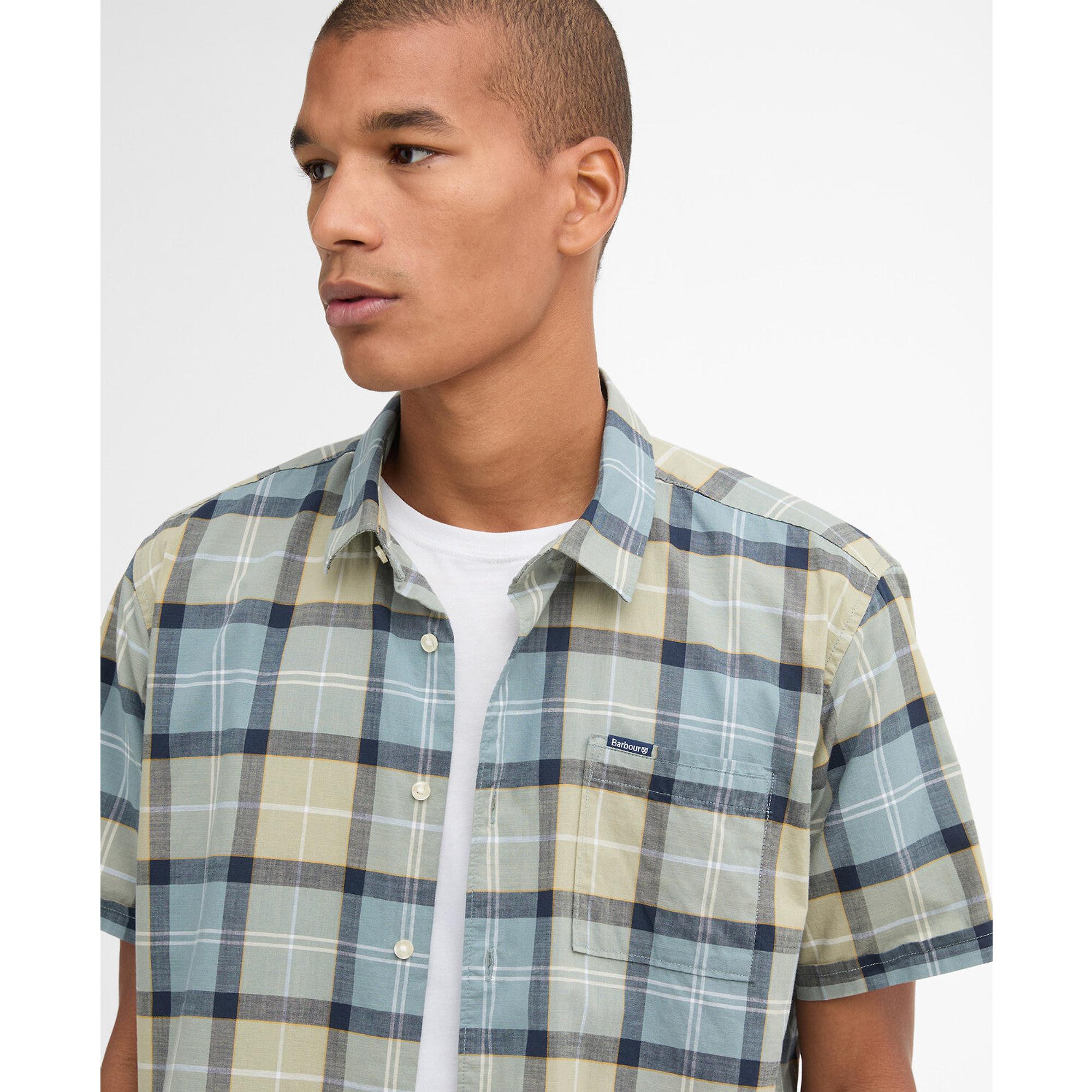 Product image 5 of 5 of Barbour Men's Gordon Short-Sleeved Tailored Shirt - Highland Loch Tartan