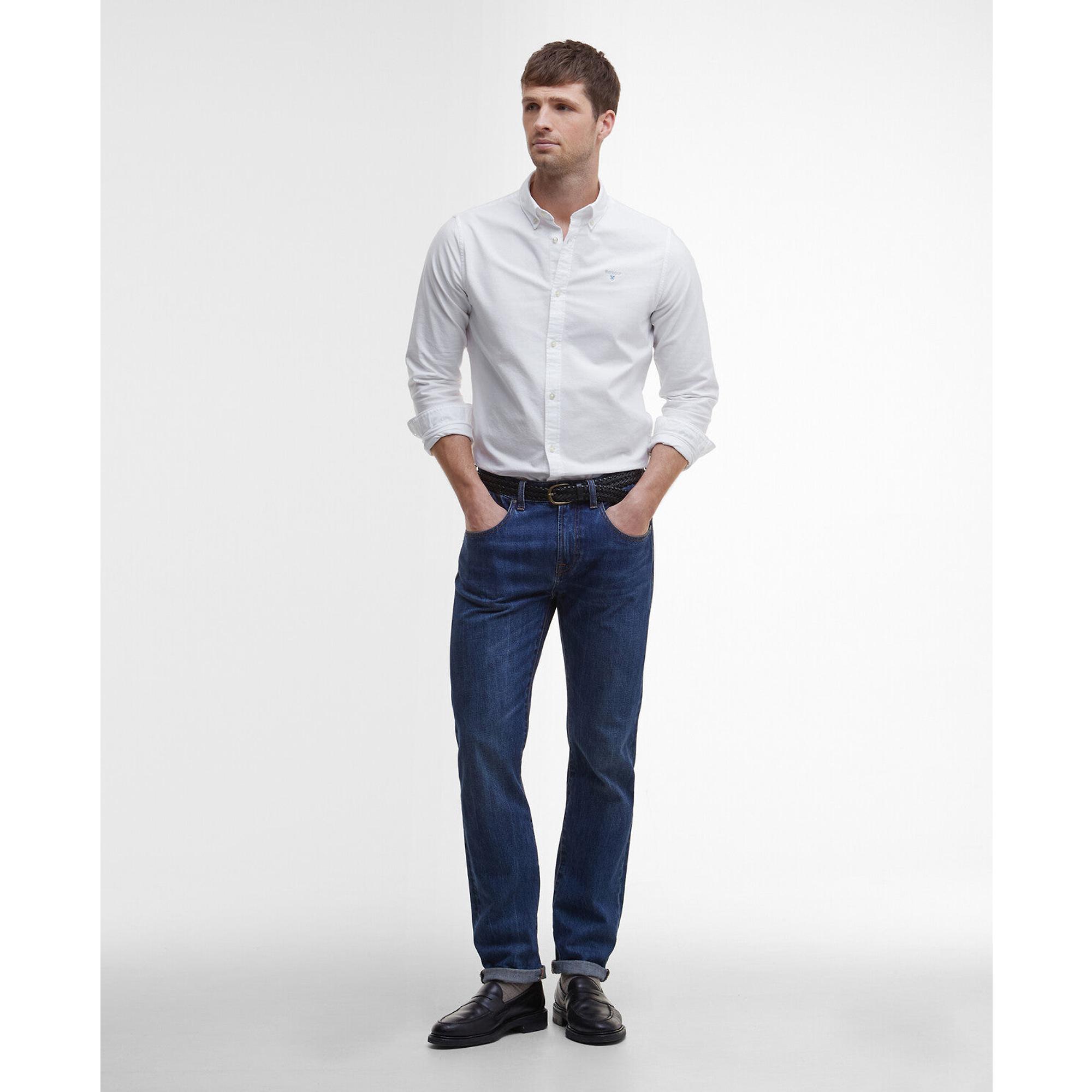 Product image 3 of 6 of Barbour Men's Oxtown Tailored Striped Shirt - White