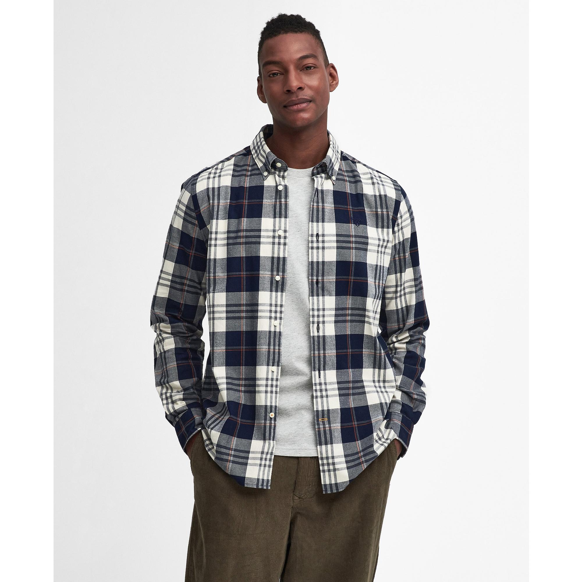 Product image 3 of 7 of Barbour Men's Edgar Tailored Shirt - Navy