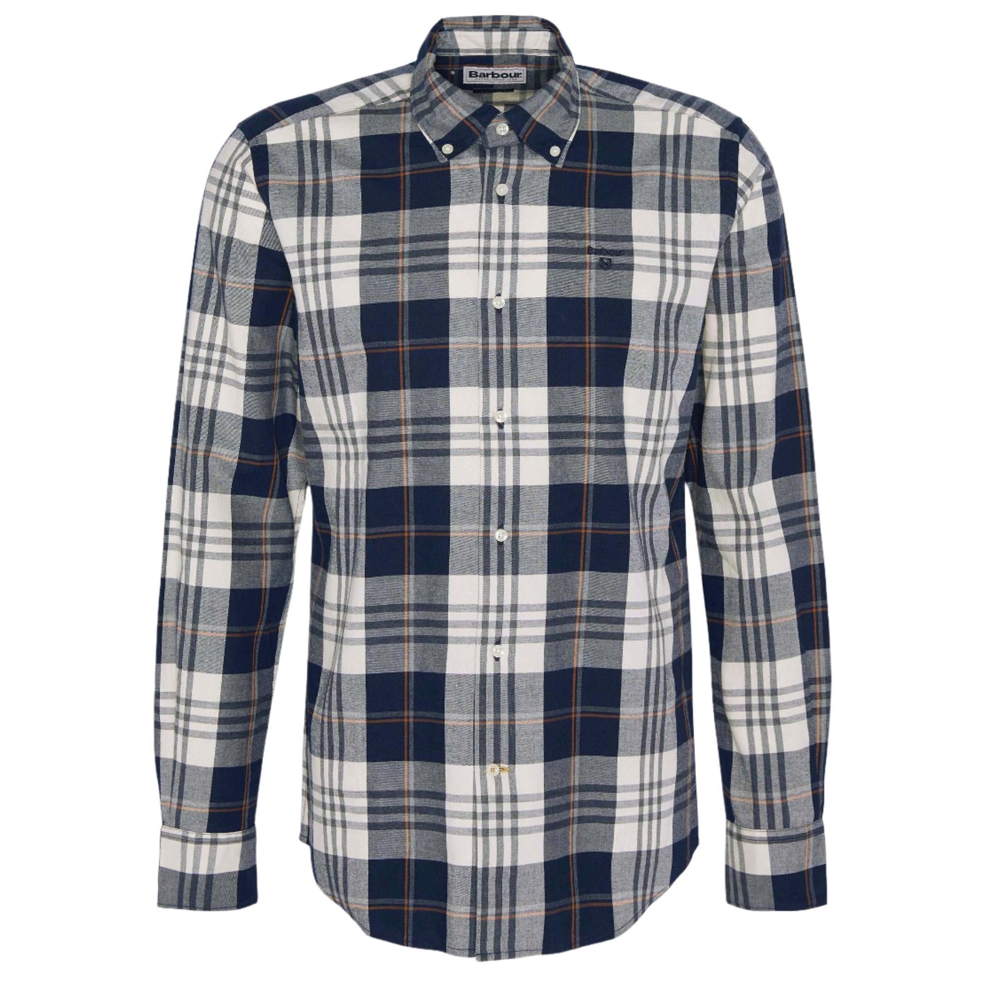 Product image 1 of 7 of Barbour Men's Edgar Tailored Shirt - Navy