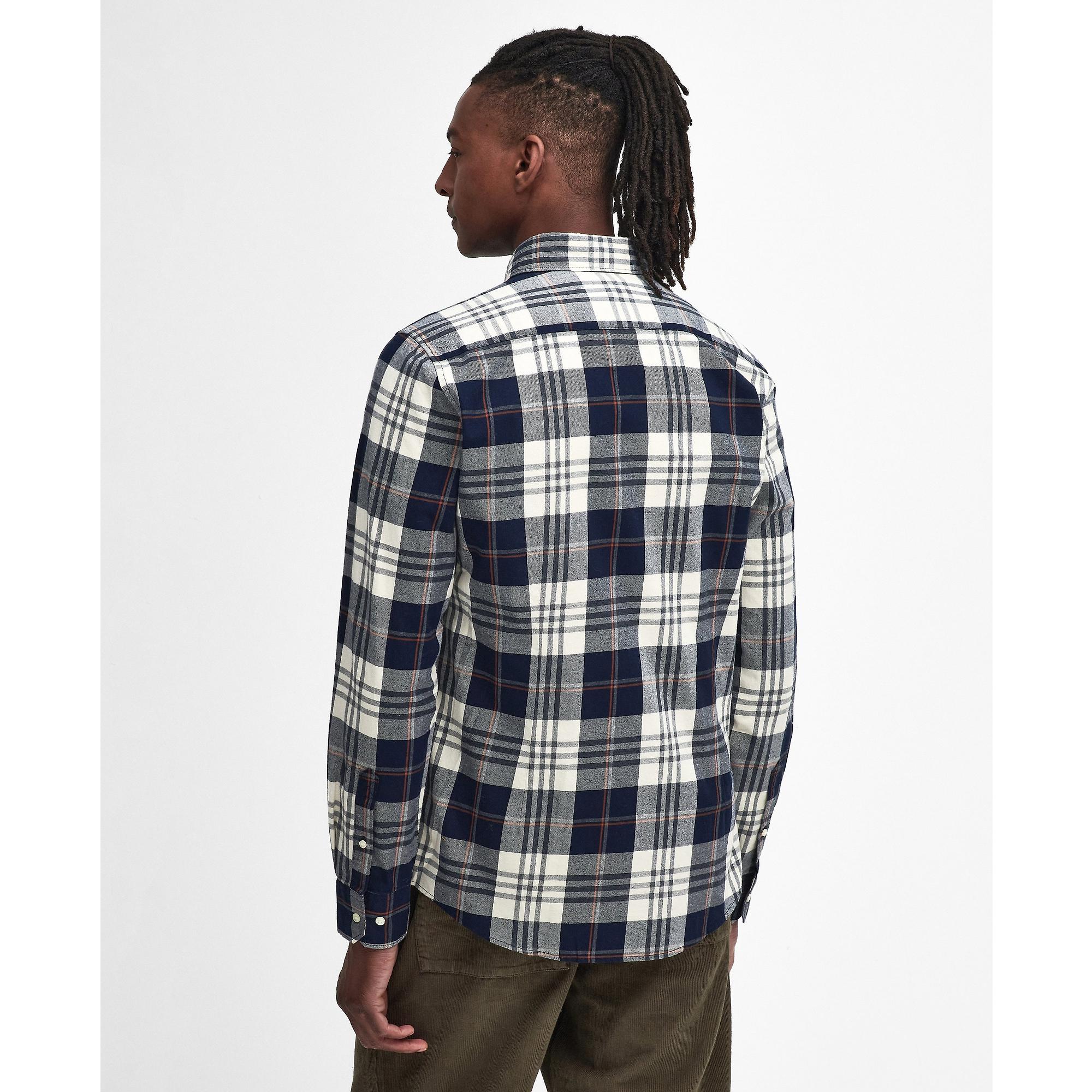 Product image 4 of 7 of Barbour Men's Edgar Tailored Shirt - Navy