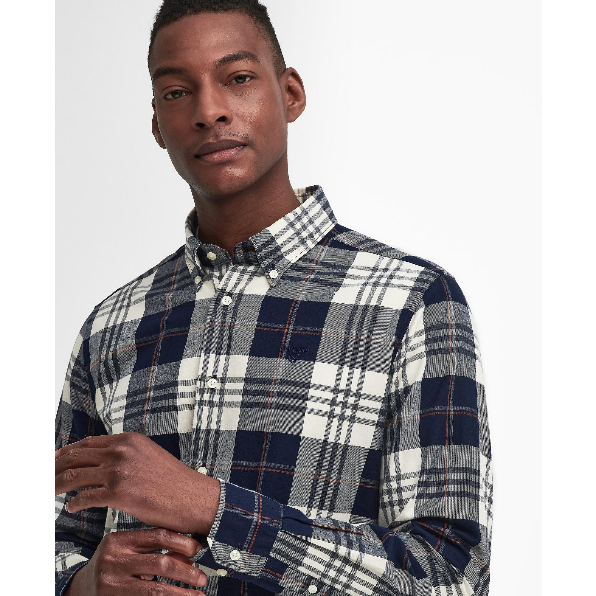 Product image 5 of 7 of Barbour Men's Edgar Tailored Shirt - Navy