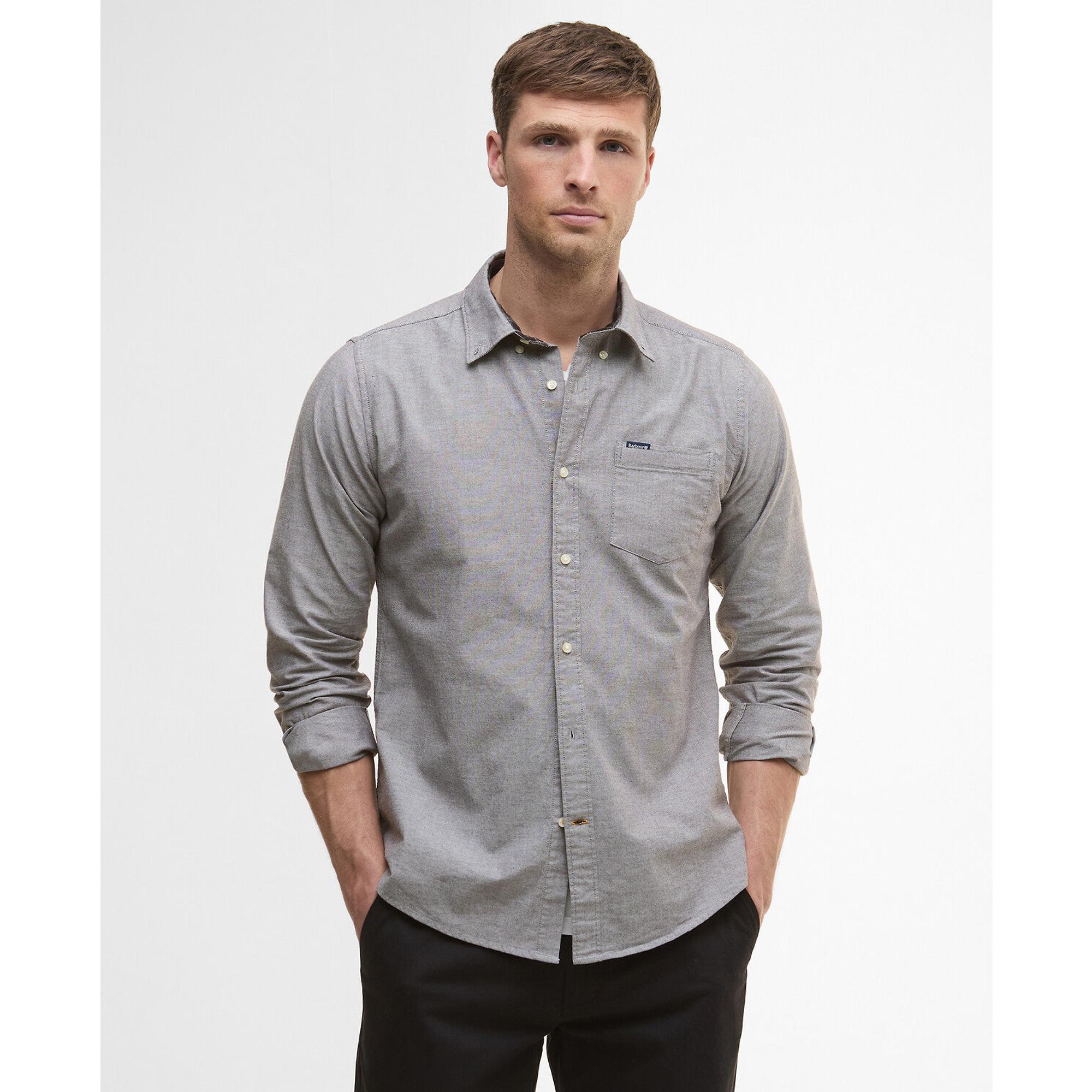 Product image 2 of 5 of Barbour Men's Marsden Tailored Oxford Shirt - Dark Oak