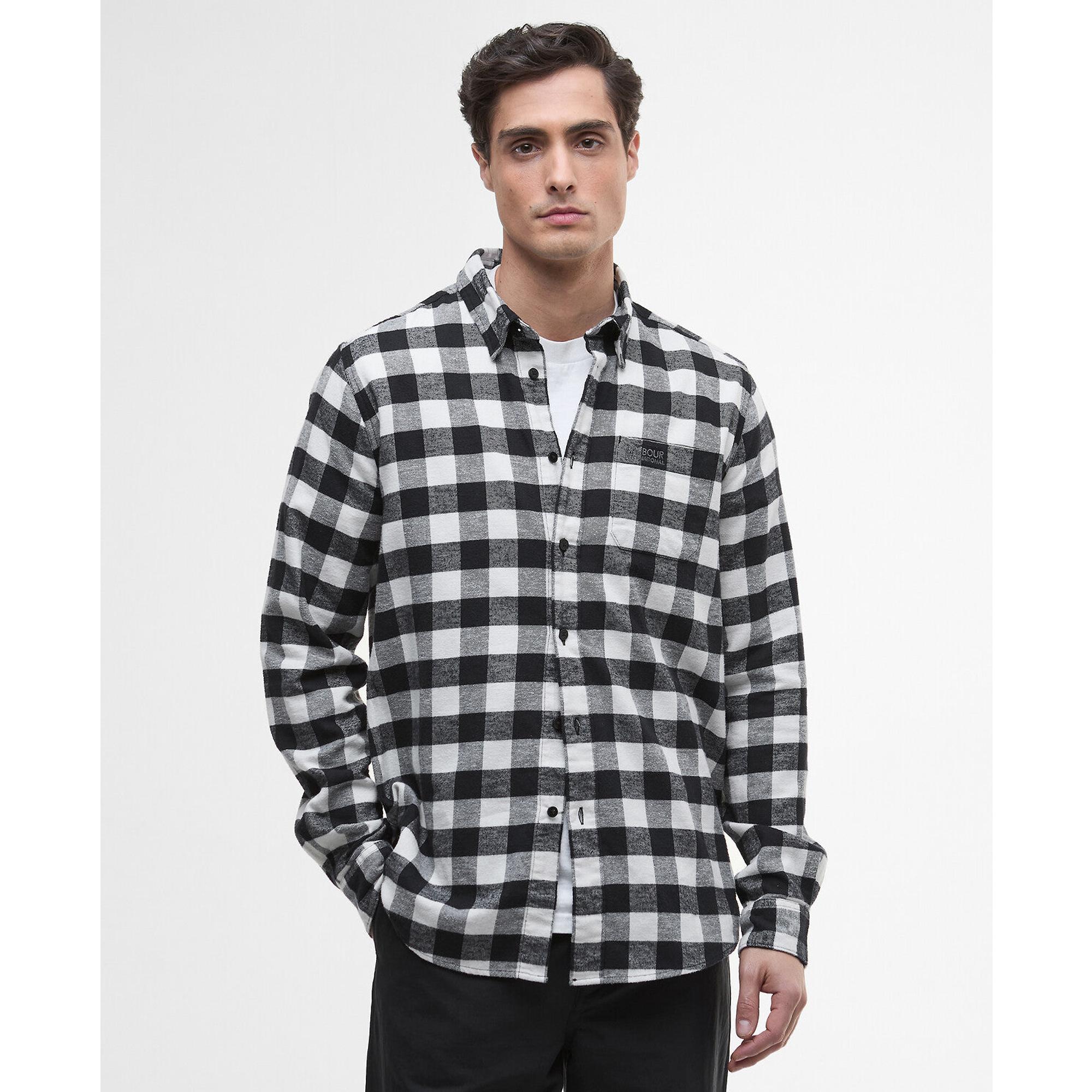 Product image 2 of 6 of Barbour International Men's Blackstreak Check Shirt - Black