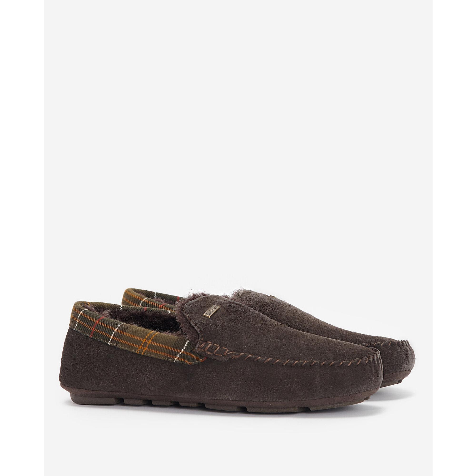 Product image 6 of 6 of Barbour Men's Monty Slippers - Brown Suede