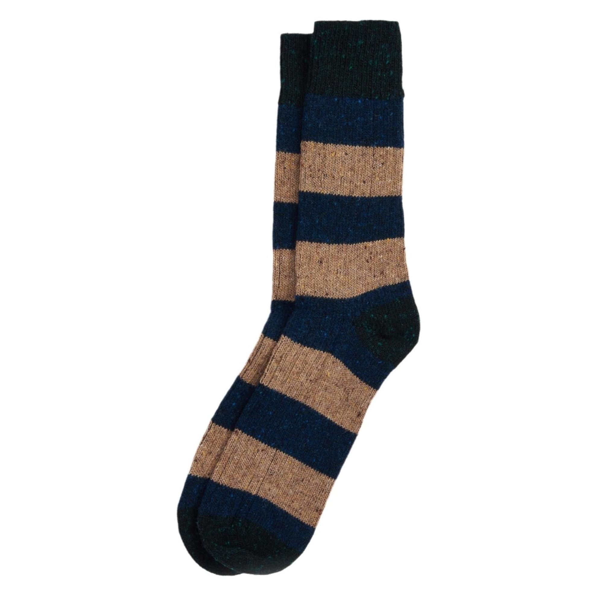 Product image 1 of 3 of Barbour Men's Houghton Socks (Set of 2) - Sandstone/Navy