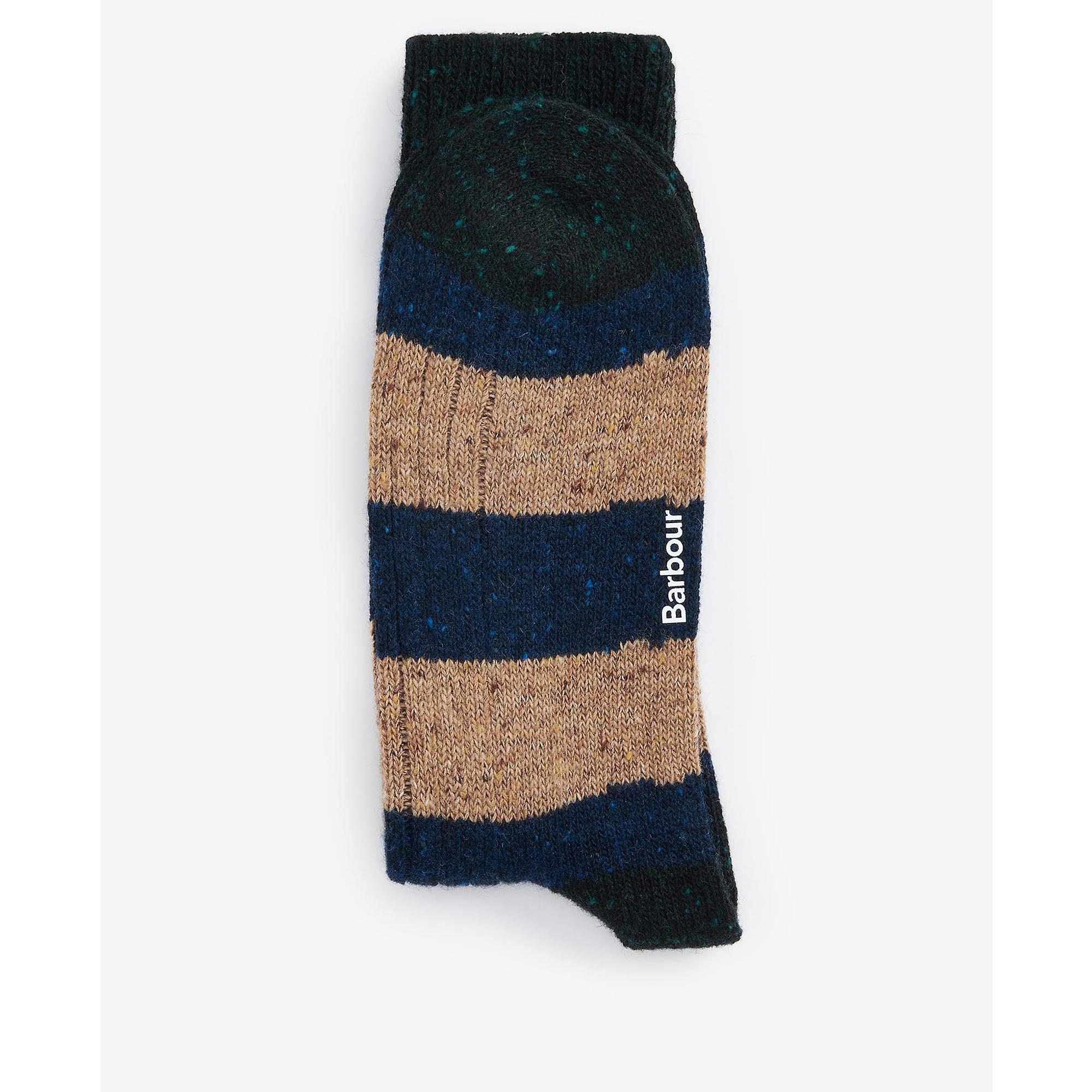 Product image 2 of 3 of Barbour Men's Houghton Socks (Set of 2) - Sandstone/Navy