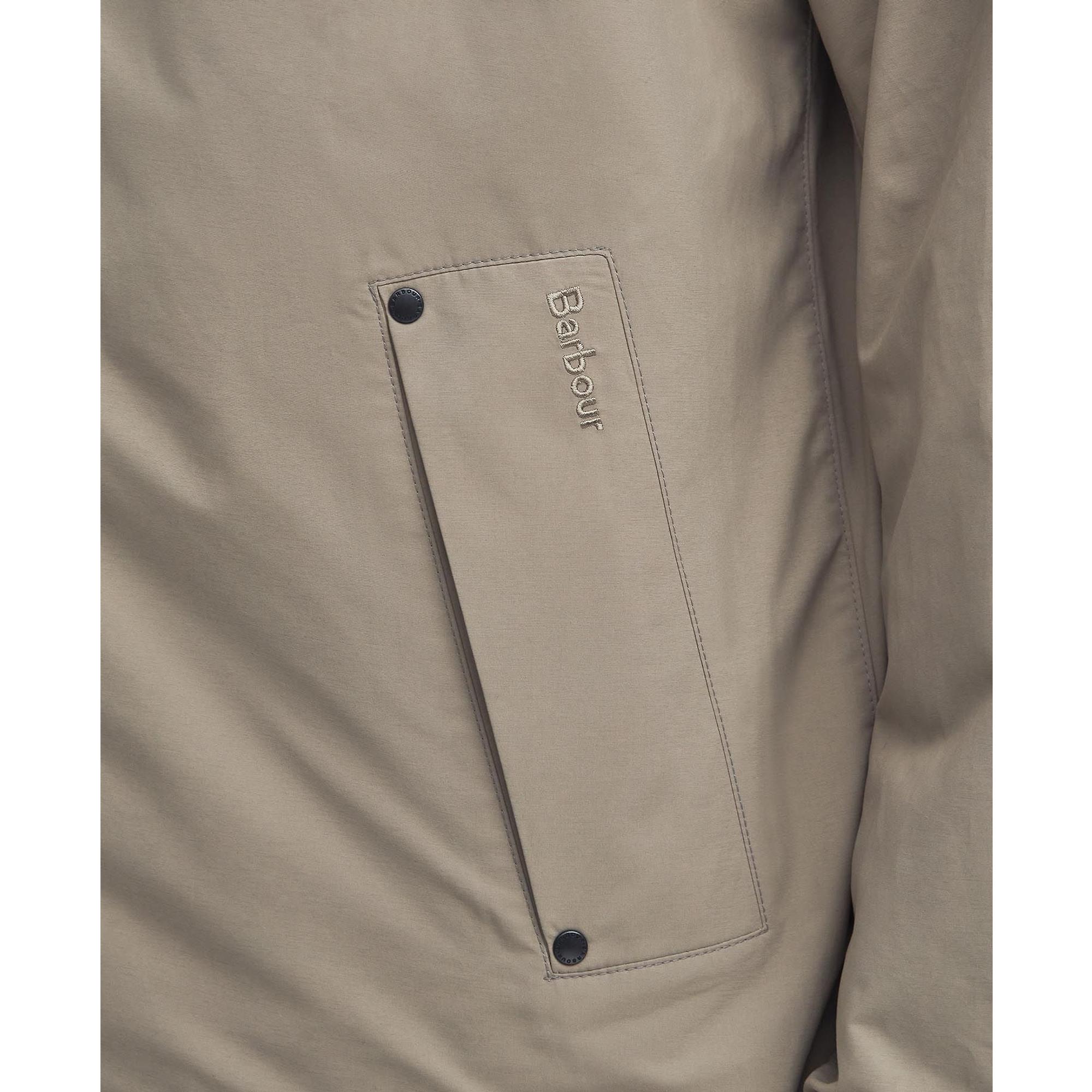 Product image 7 of 9 of Barbour Men's Kirkhill Showerproof Jacket - Concrete