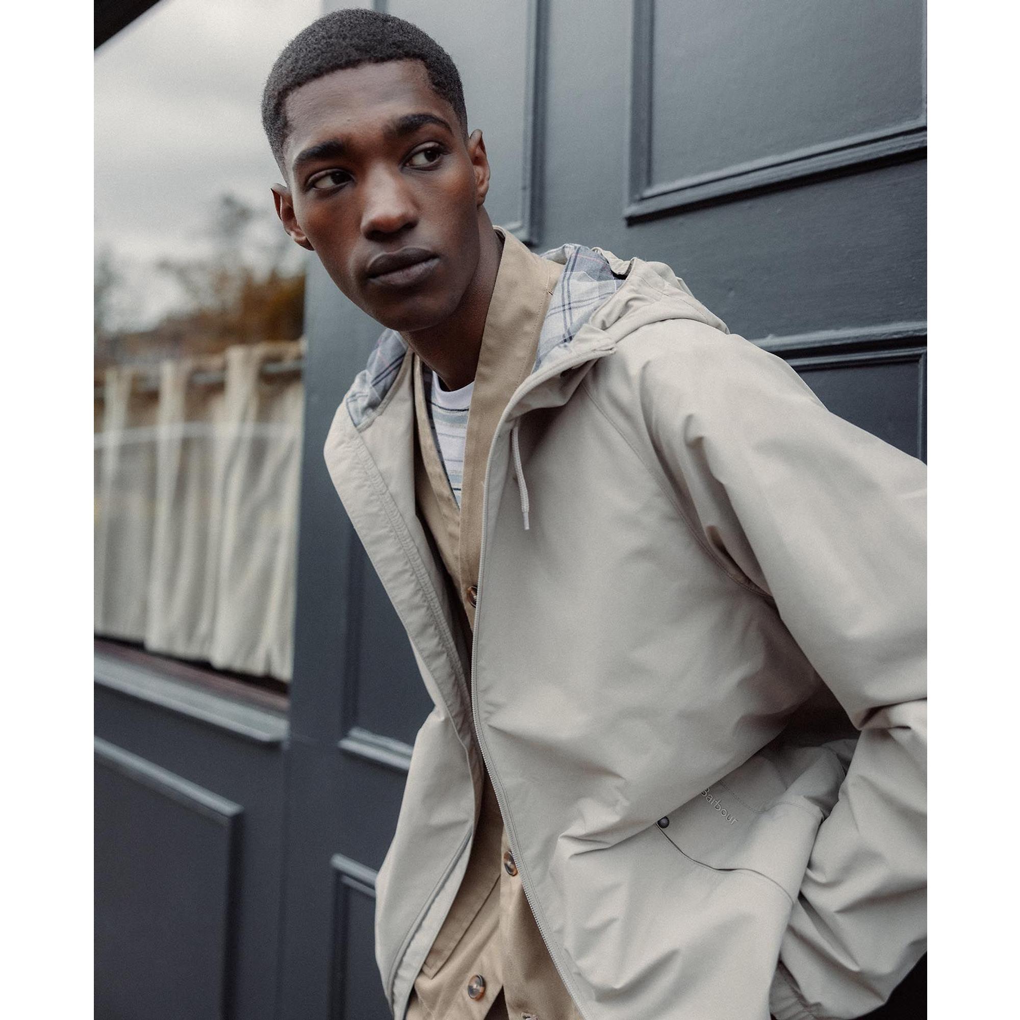 Product image 8 of 9 of Barbour Men's Kirkhill Showerproof Jacket - Concrete