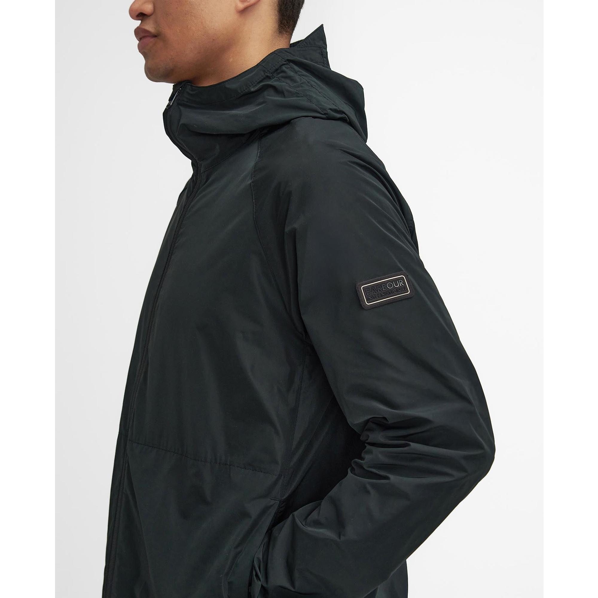 Product image 4 of 7 of Barbour International Men's Peckett Showerproof Jacket - Black