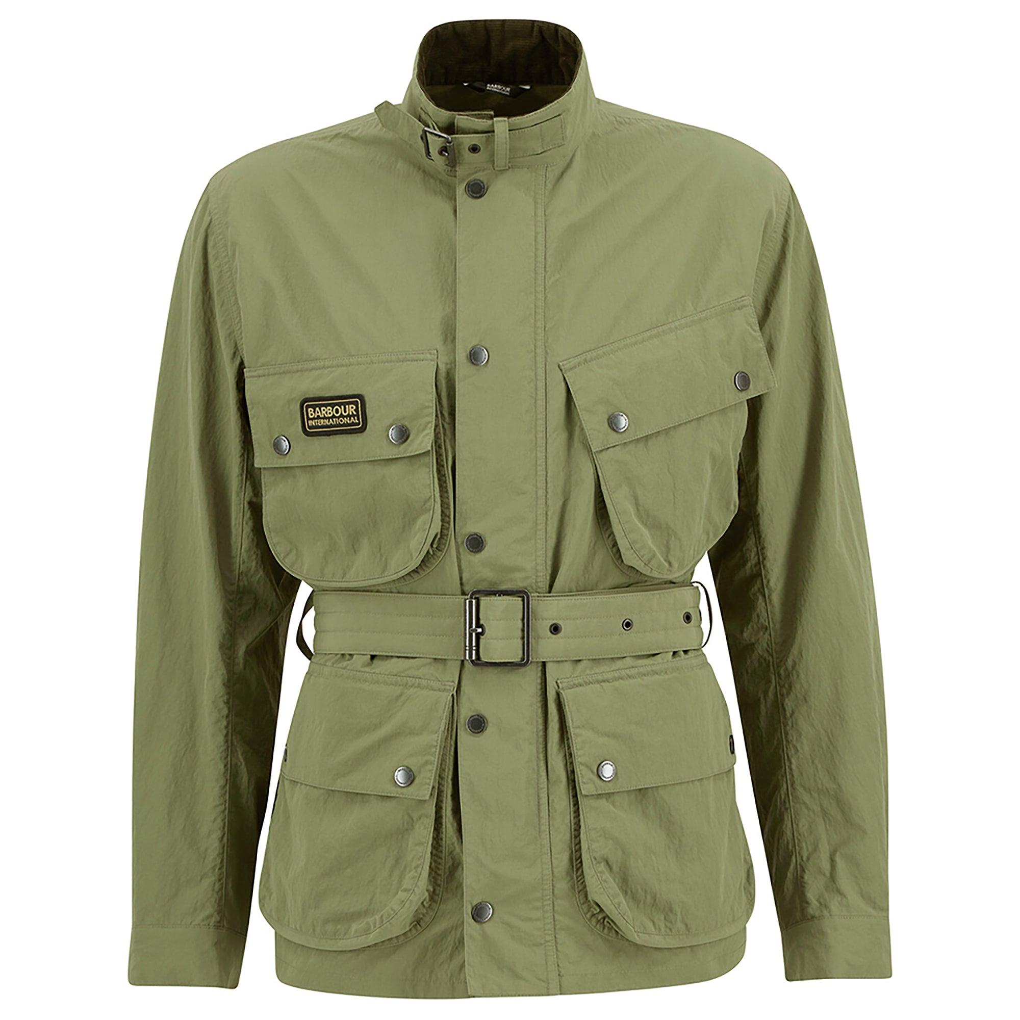 Product image 1 of 7 of Barbour International Men's Contemporary A7 Showerproof Jacket - Burnt Olive