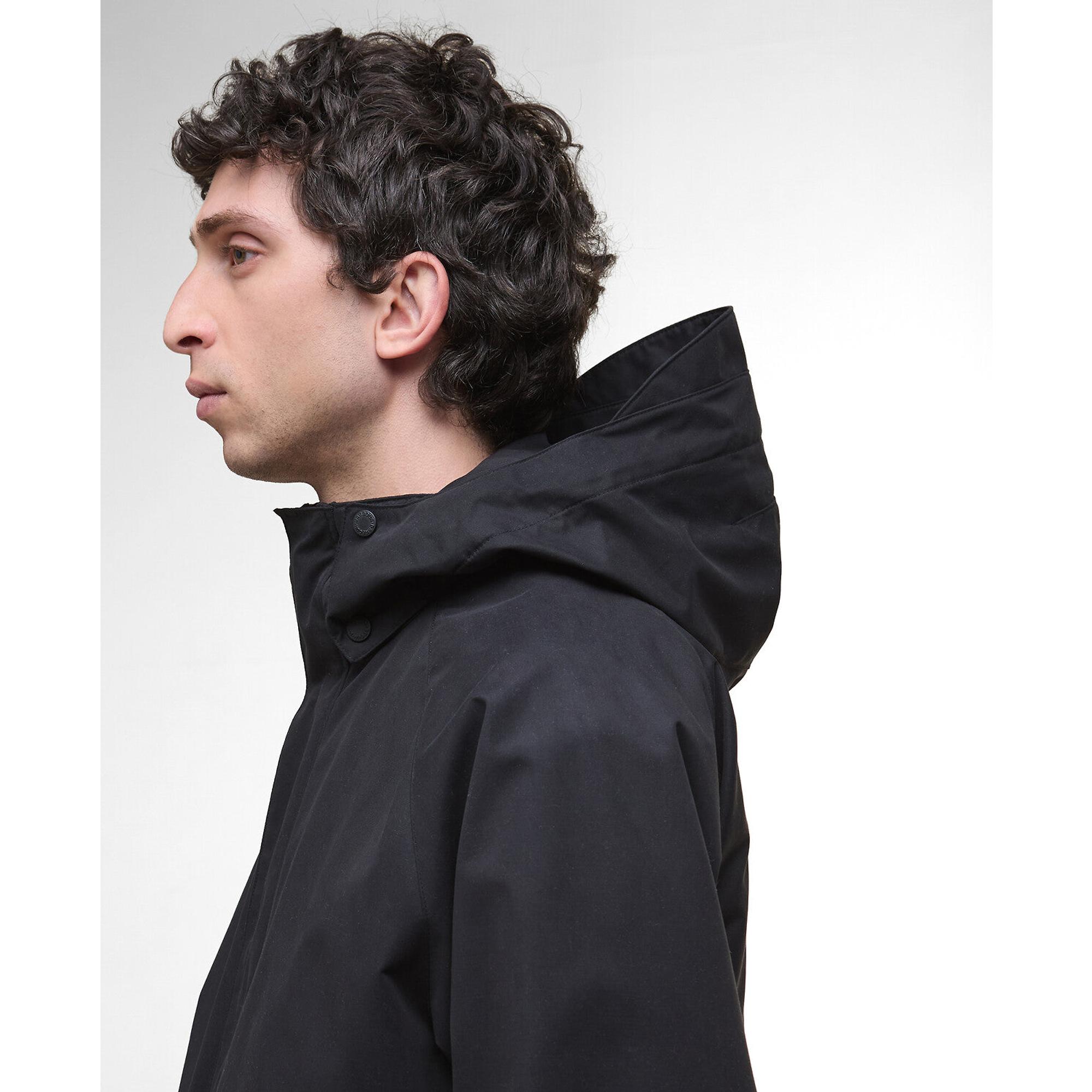 Product image 6 of 8 of Barbour Men's Re-Engineered Hooded Wading Spey Showerproof Jacket - Black