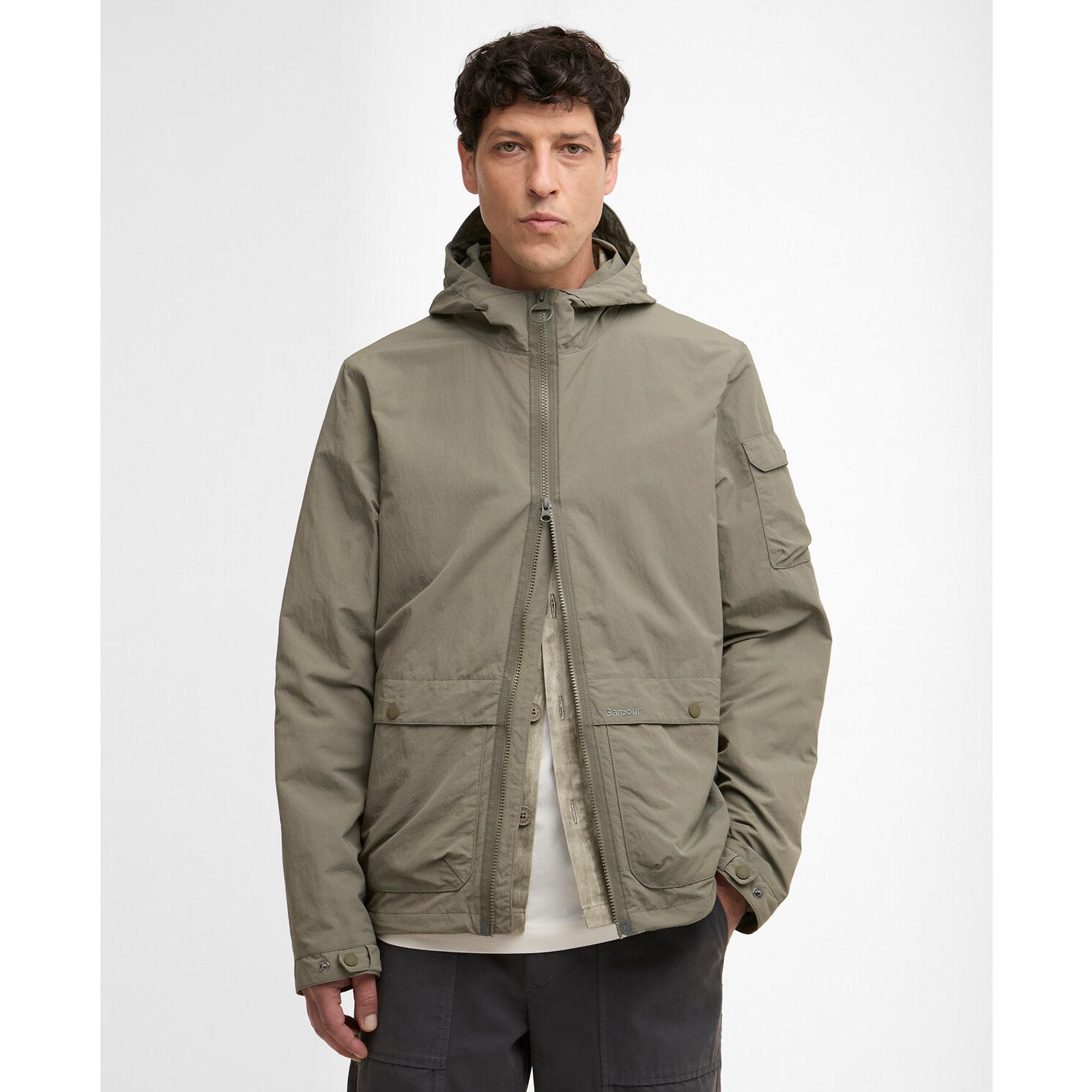 Product image 2 of 7 of Barbour Men's Re-Engineered Argyll Showerproof Jacket - Smokey Olive