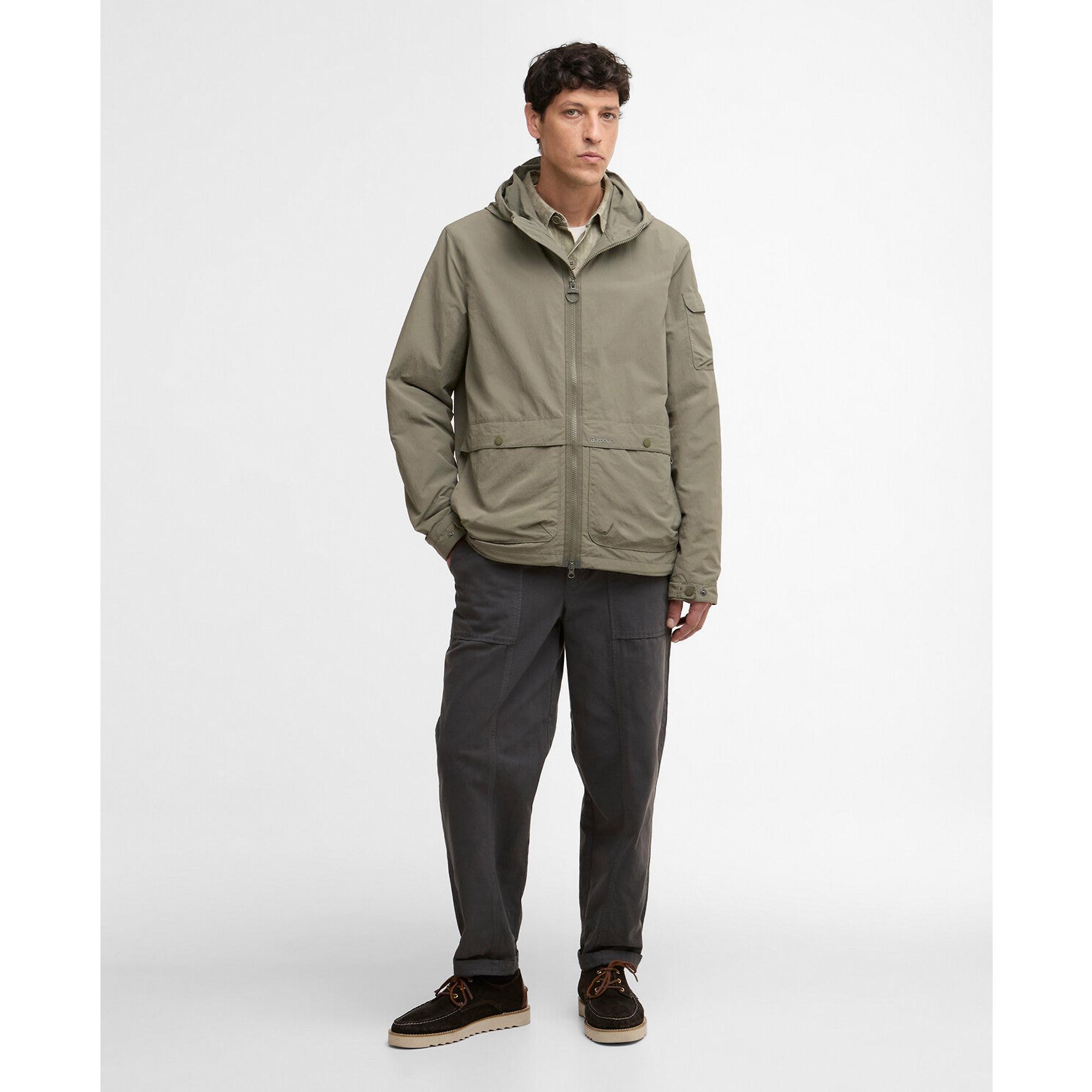 Product image 3 of 7 of Barbour Men's Re-Engineered Argyll Showerproof Jacket - Smokey Olive