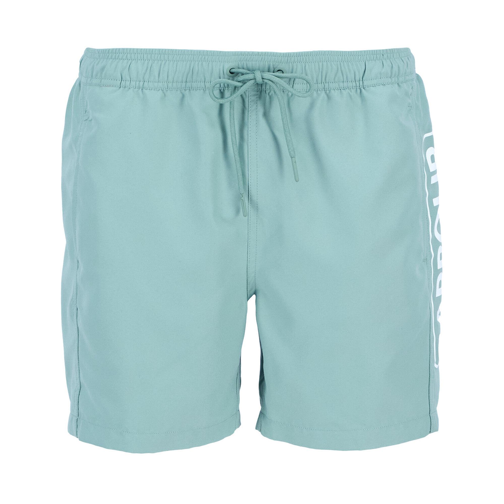Product image 1 of 6 of Barbour International Men's Large Logo Swim Shorts - Granite Green