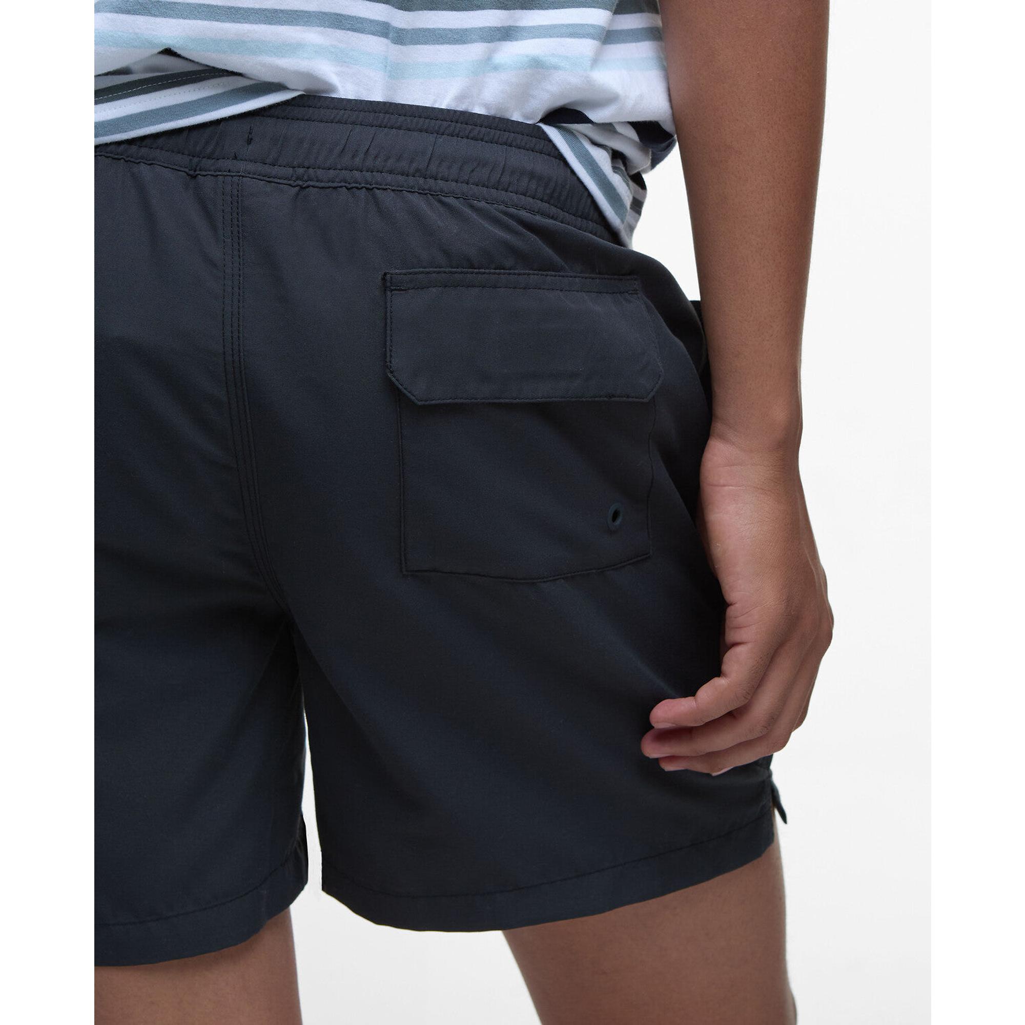 Product image 6 of 6 of Barbour Men's Staple Logo 7" Swim Shorts - Classic Black