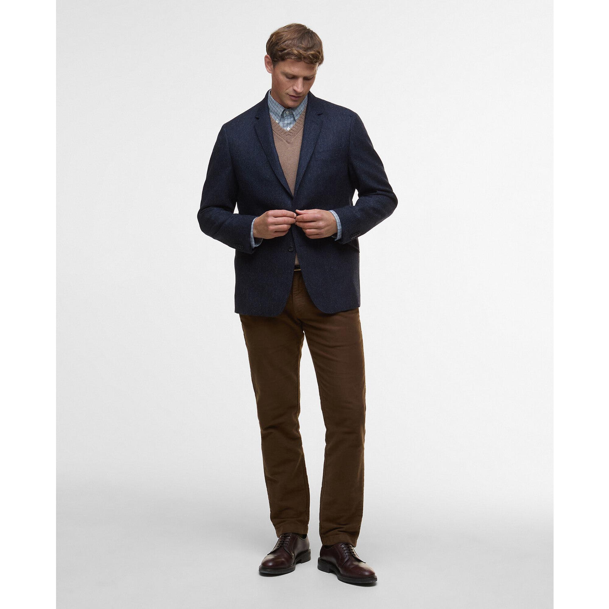 Product image 3 of 7 of Barbour Men's Godfrey Moons Shetland Blazer - Navy