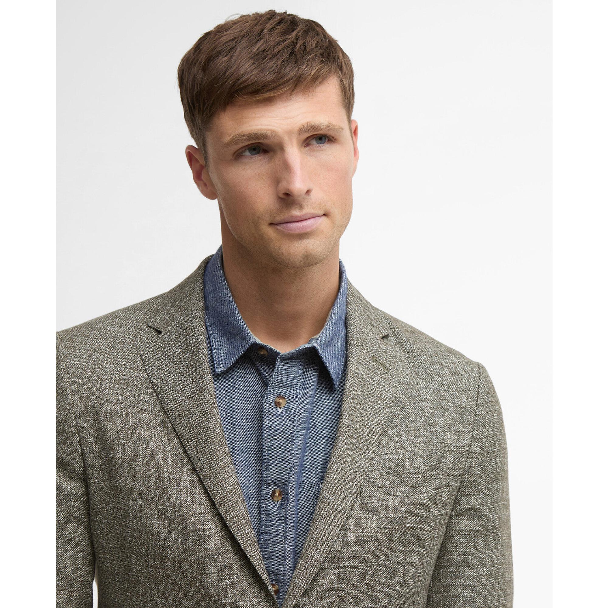 Product image 5 of 7 of Barbour Men's Auckland Melange Blazer - Olive