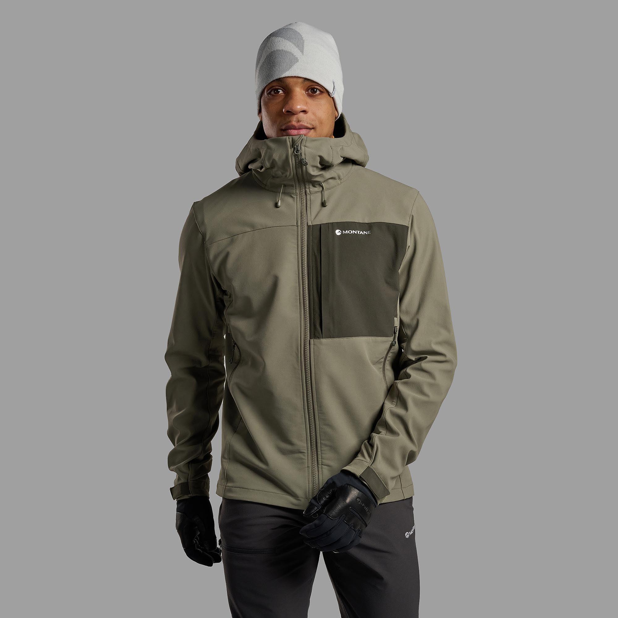 Product image 2 of 8 of Montane Men's Tenacity XT Hooded Softshell Jacket - Caper