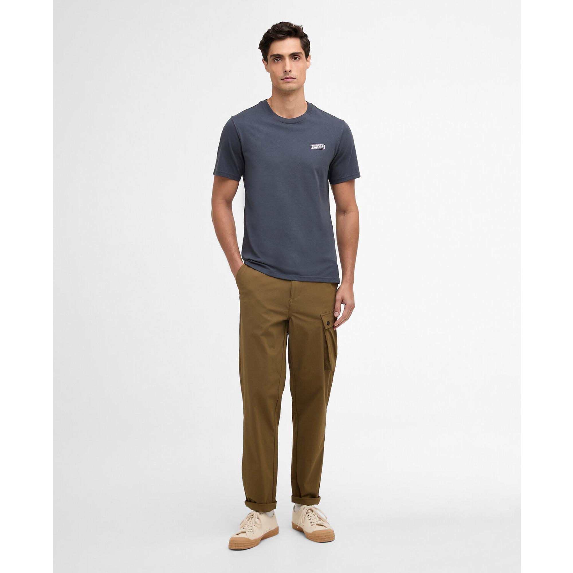 Product image 3 of 5 of Barbour International Men's Small Logo T-Shirt - Storm Grey