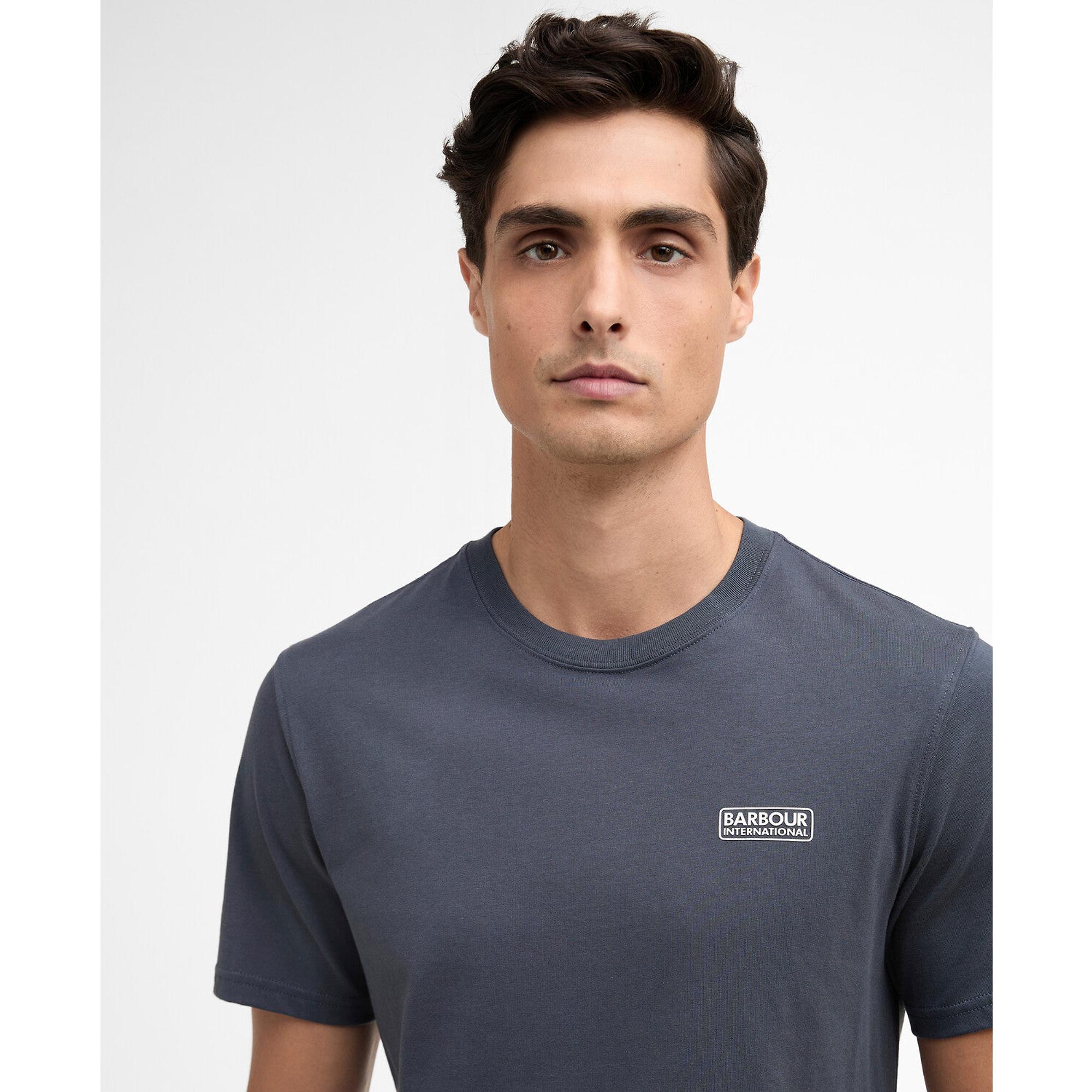Product image 5 of 5 of Barbour International Men's Small Logo T-Shirt - Storm Grey