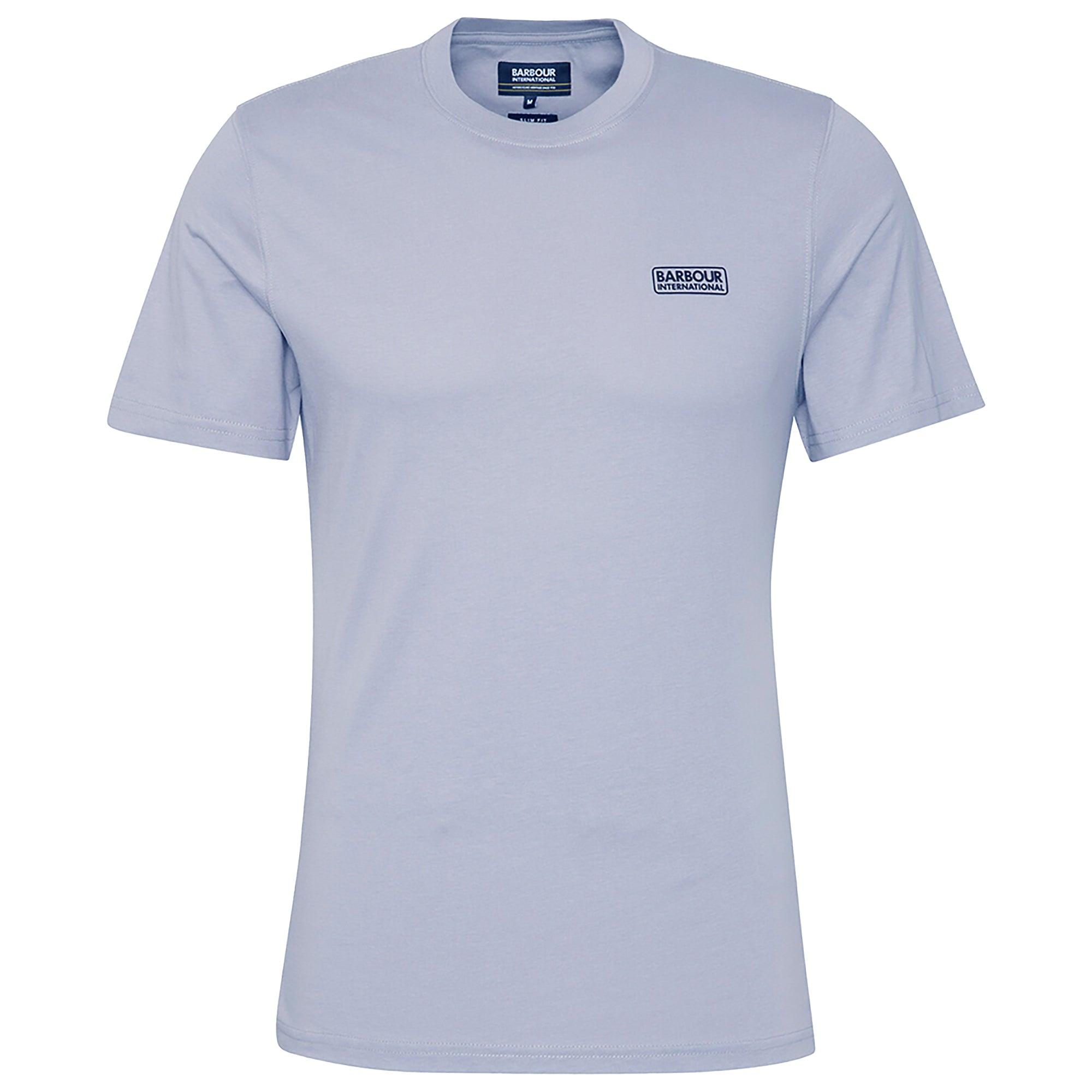 Product image 1 of 6 of Barbour International Men's Small Logo T-Shirt - Pale Slate