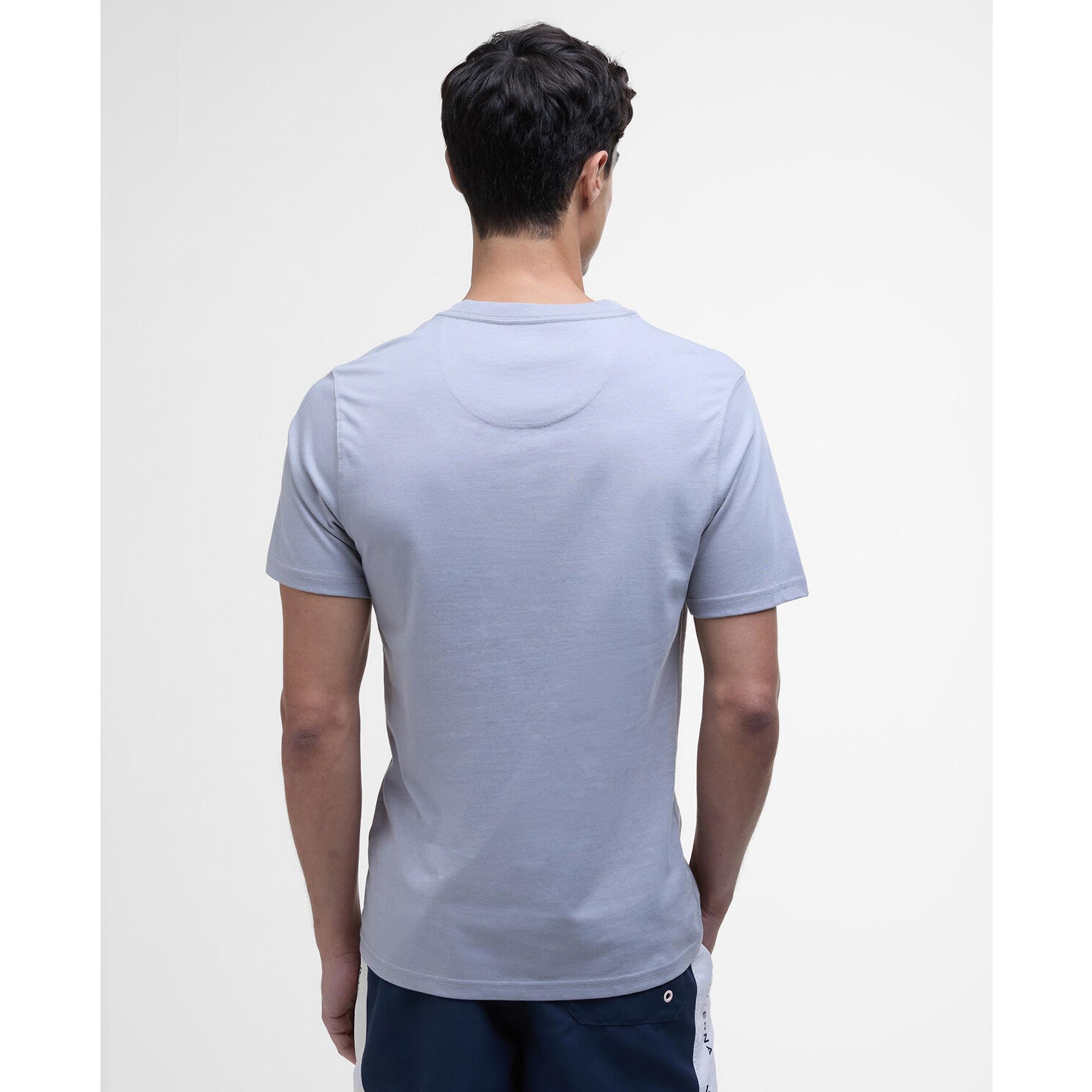 Product image 4 of 6 of Barbour International Men's Small Logo T-Shirt - Pale Slate