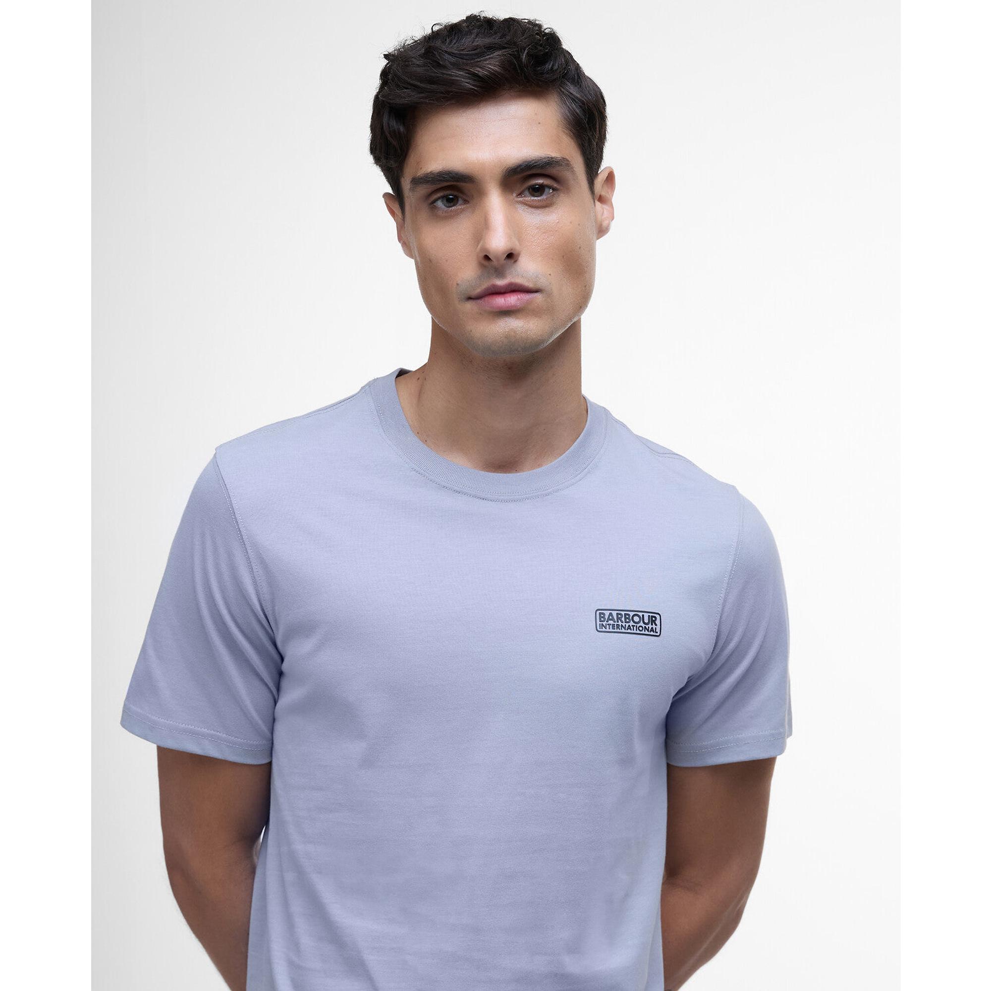 Product image 5 of 6 of Barbour International Men's Small Logo T-Shirt - Pale Slate