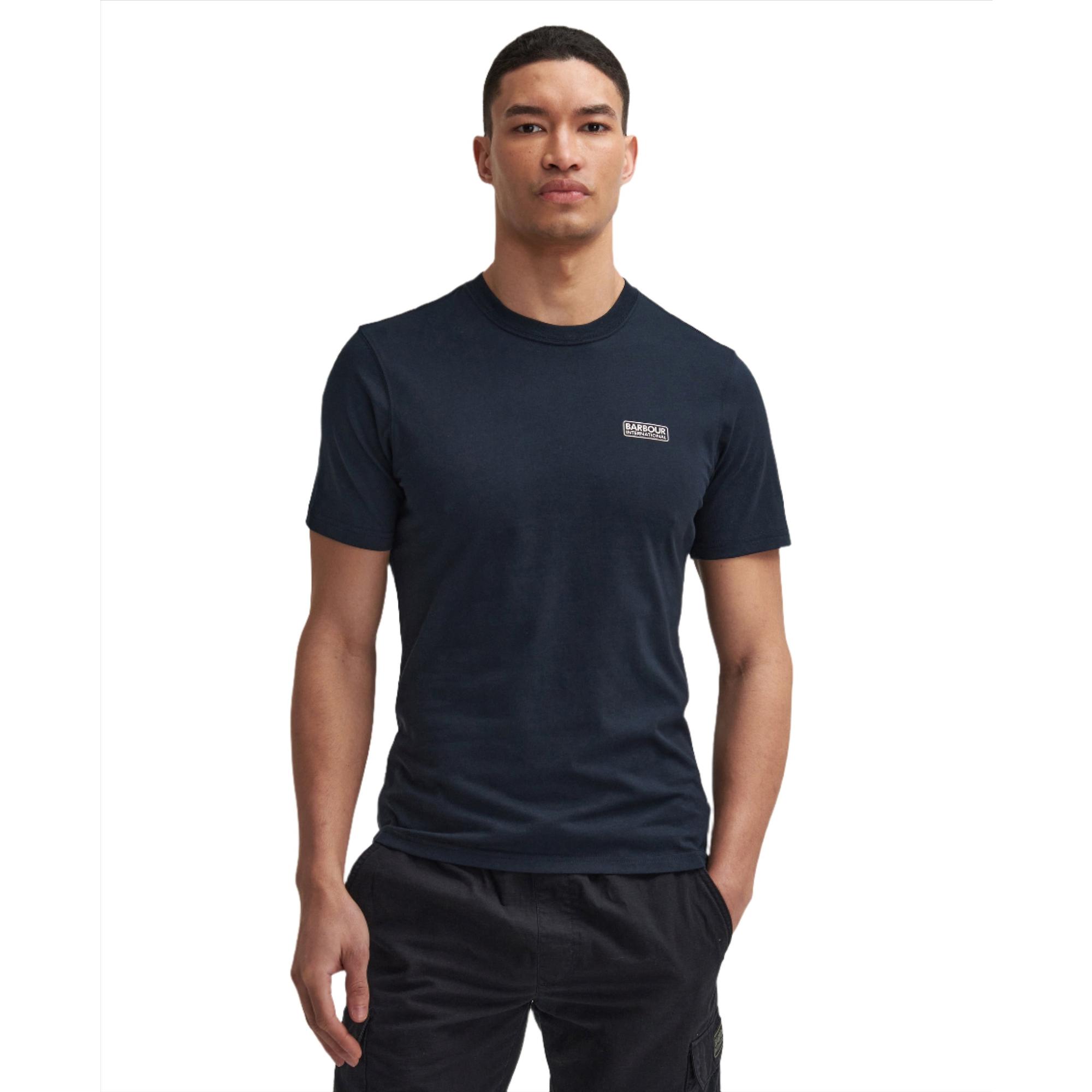 Product image 3 of 5 of Barbour International Men's Small Logo T-Shirt - Navy