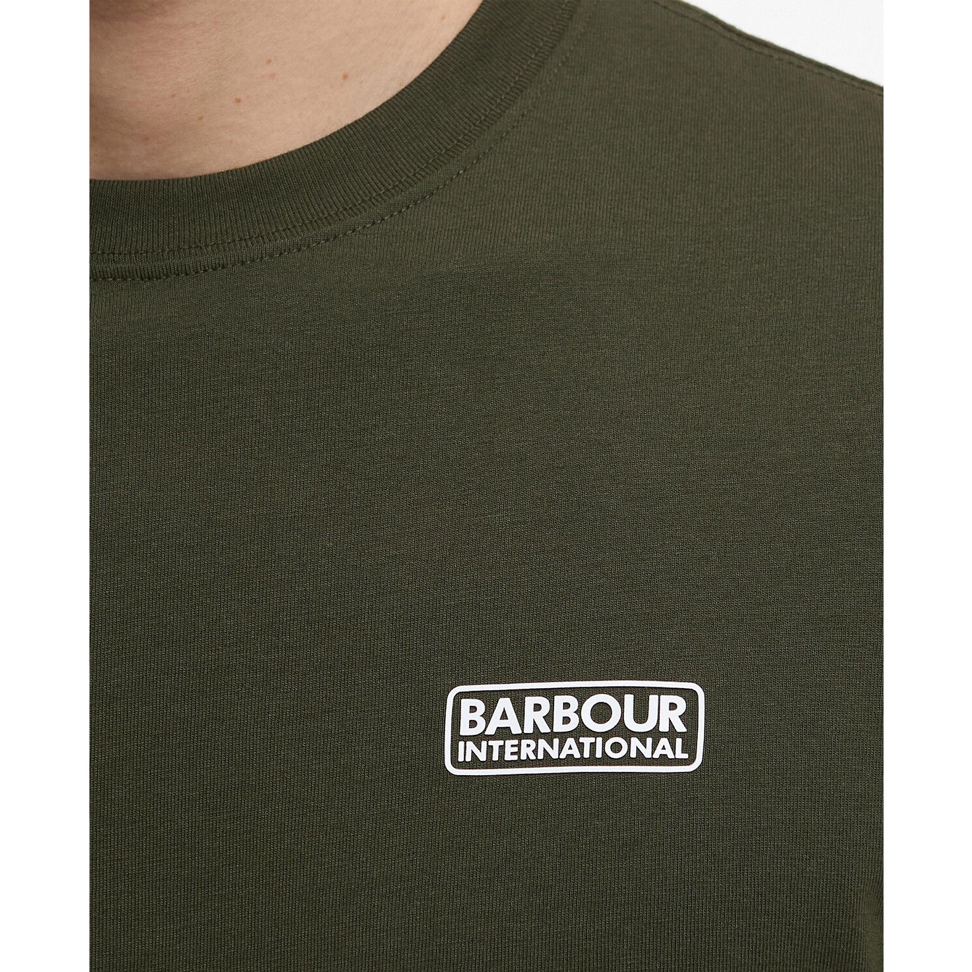 Product image 6 of 6 of Barbour International Men's Small Logo T-Shirt - Sage/White