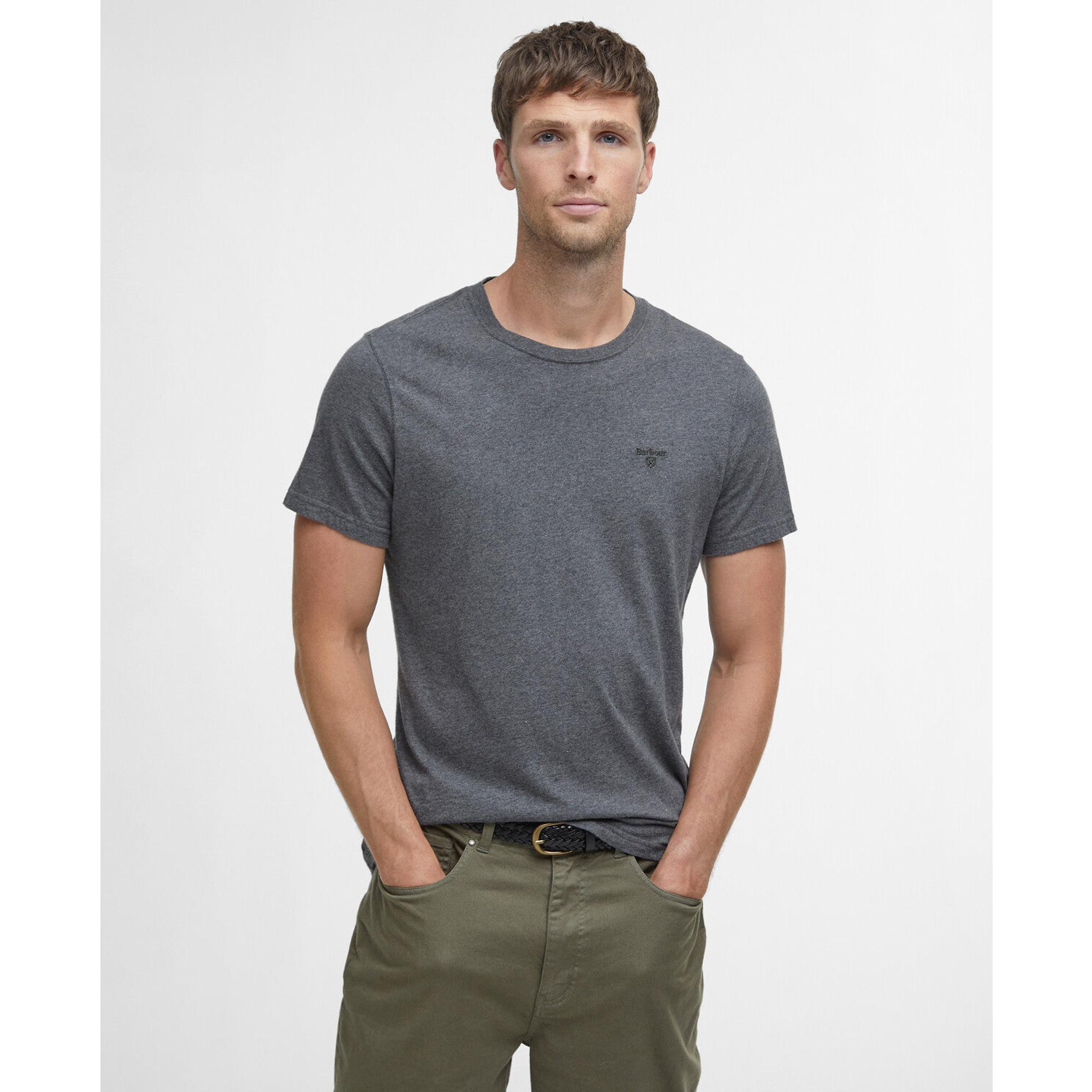 Product image 2 of 6 of Barbour Men's Essential Sports T-Shirt - Slate Marl