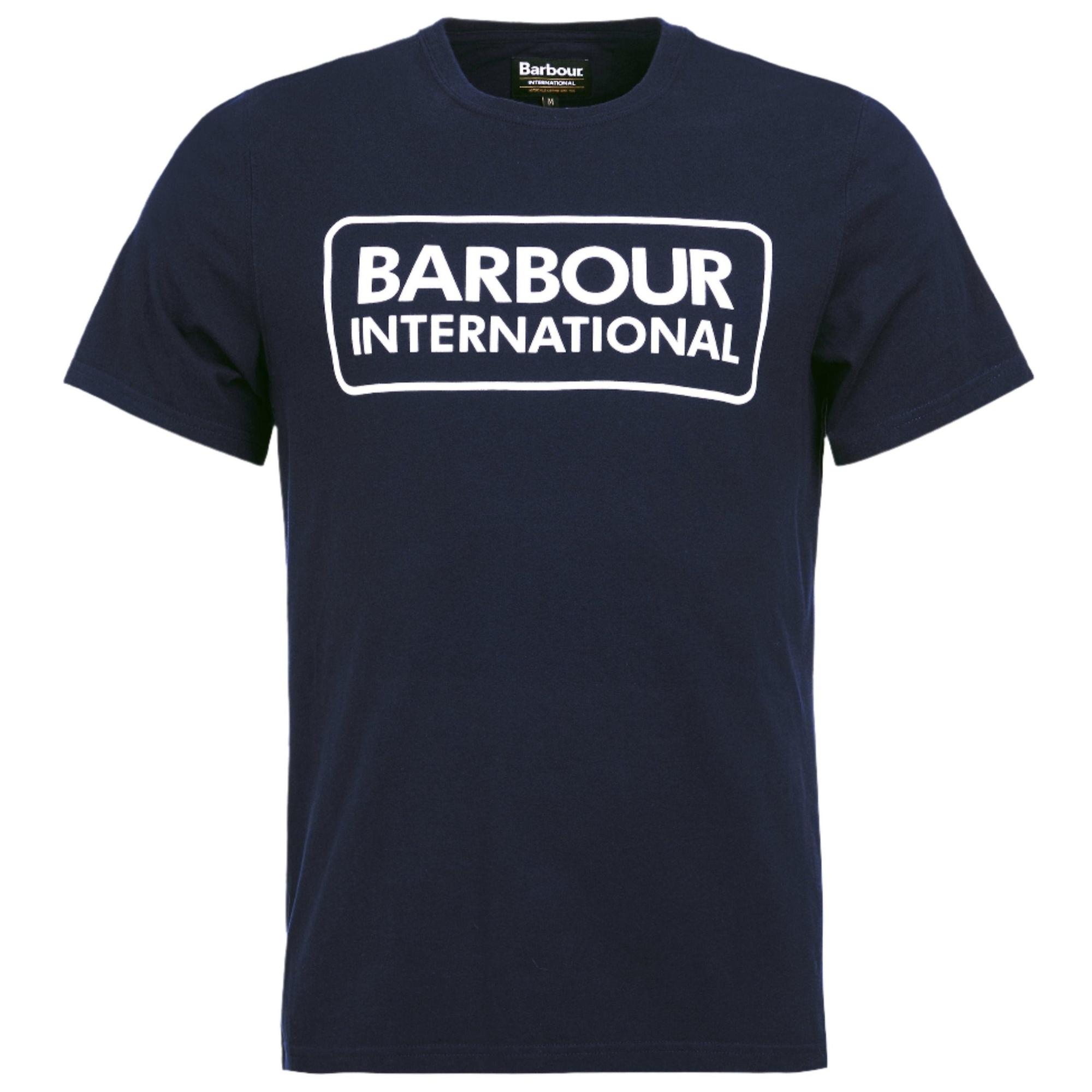 Product image 1 of 5 of Barbour International Men's Essential Large Logo T-Shirt - Navy