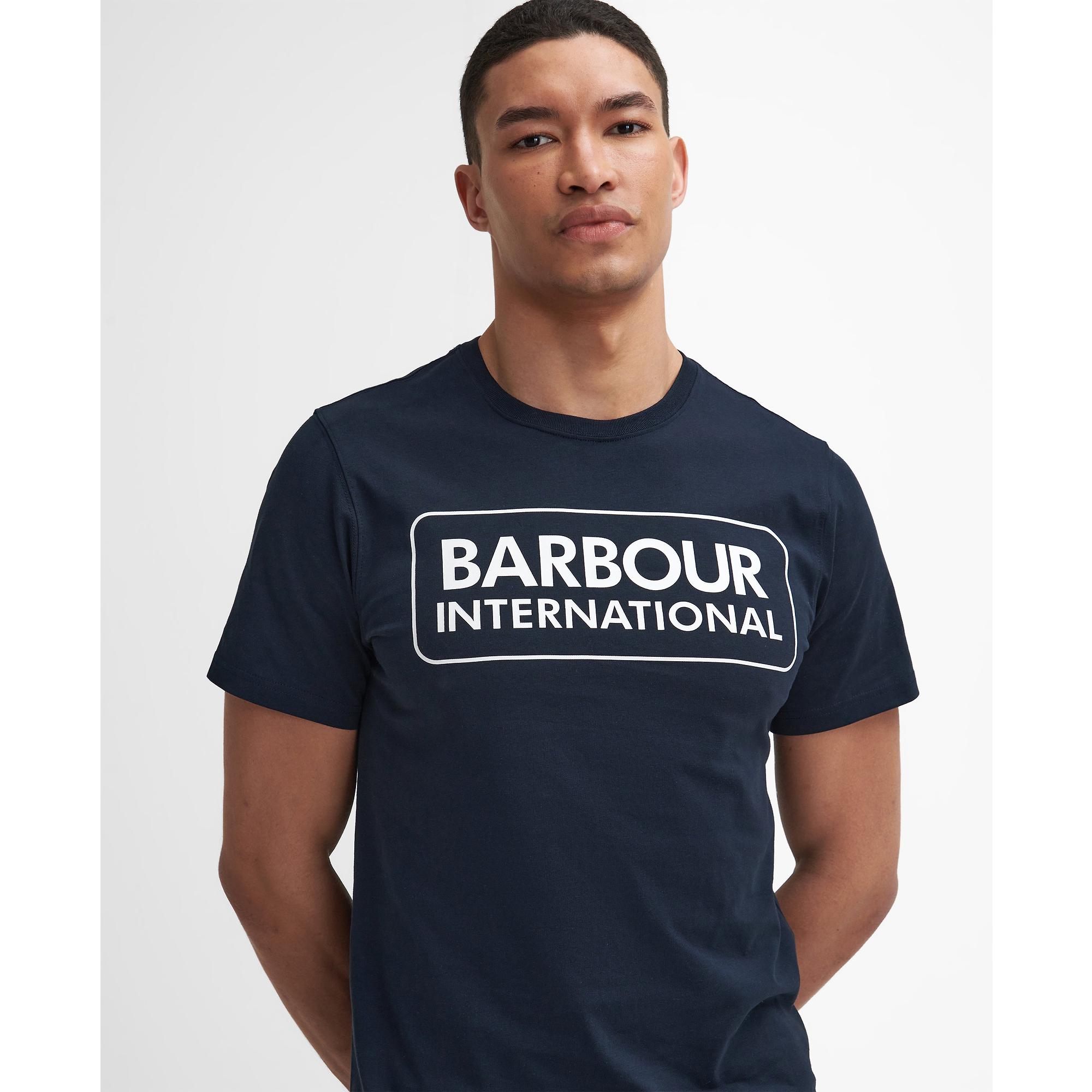 Product image 5 of 5 of Barbour International Men's Essential Large Logo T-Shirt - Navy