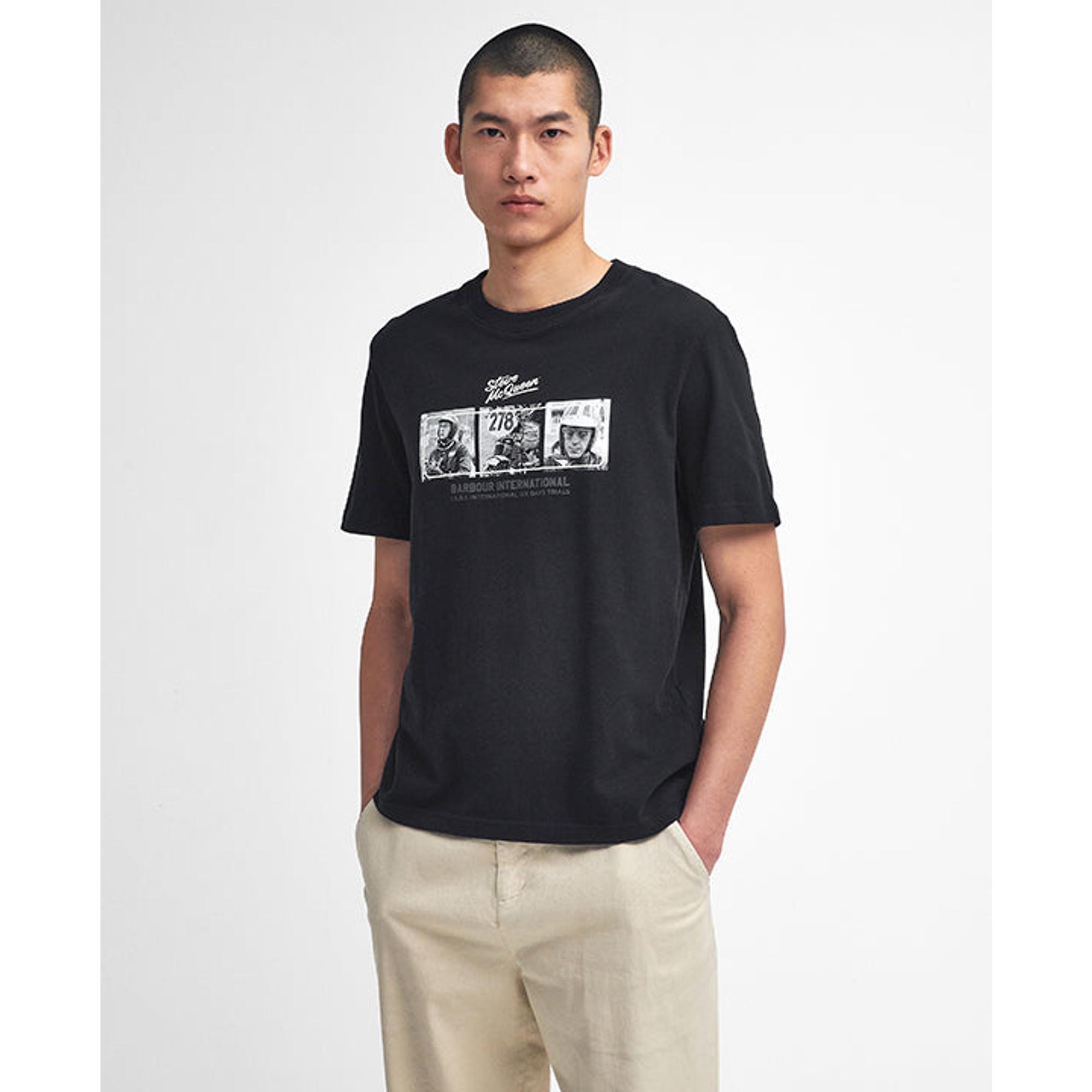 Product image 3 of 6 of Barbour International Men's Firebird Graphic T-Shirt - Black