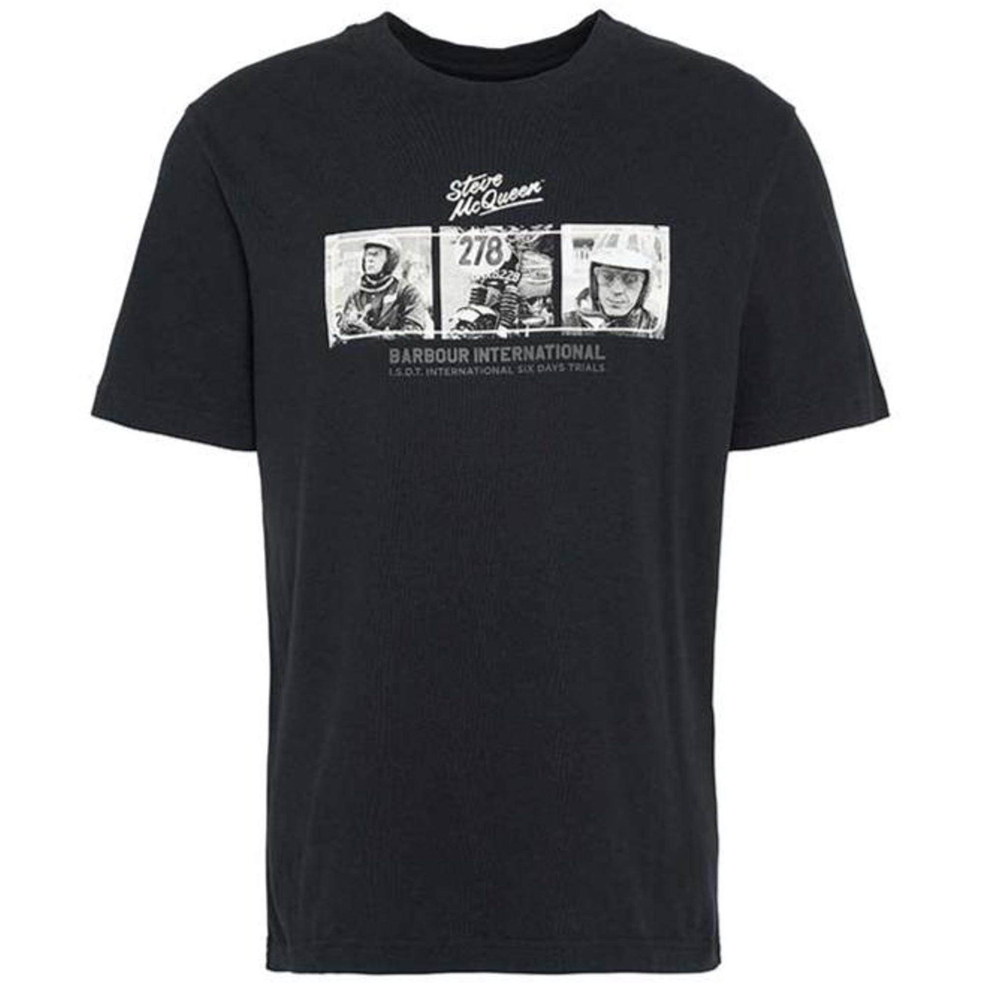 Product image 1 of 6 of Barbour International Men's Firebird Graphic T-Shirt - Black