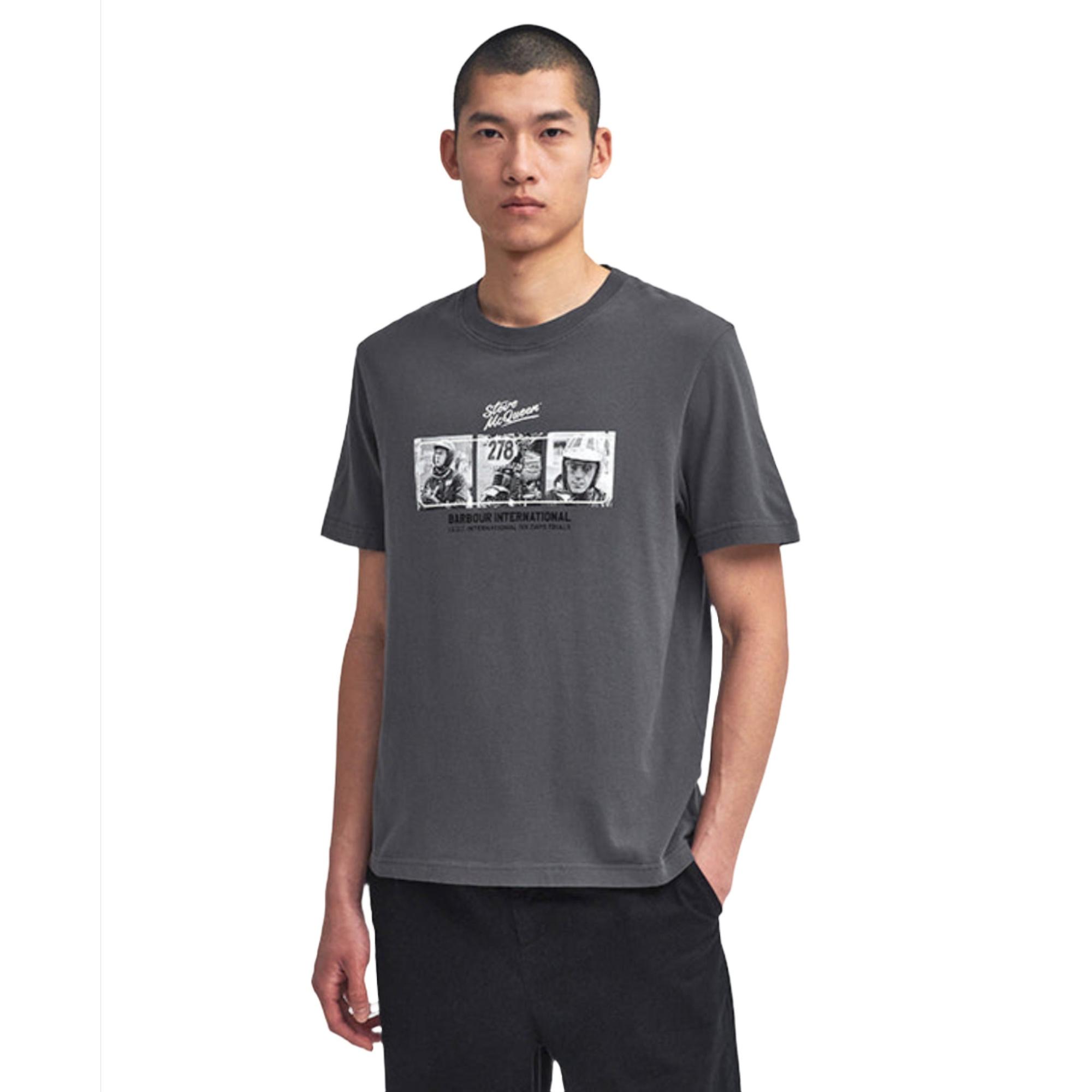 Product image 2 of 5 of Barbour International Men's Firebird Graphic T-Shirt - Asphalt
