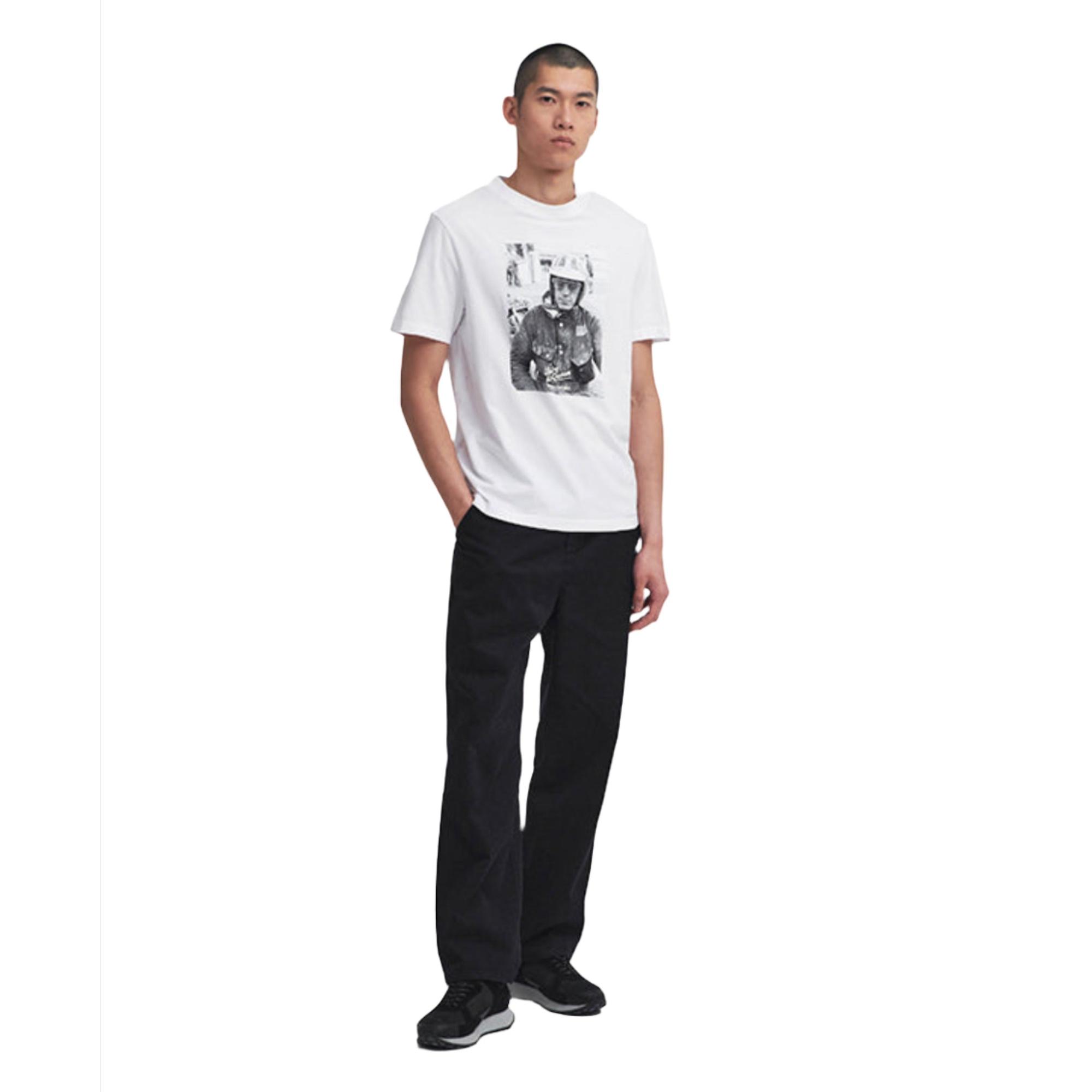 Product image 2 of 5 of Barbour International Men's Keystone Graphic T-Shirt - Whisper White