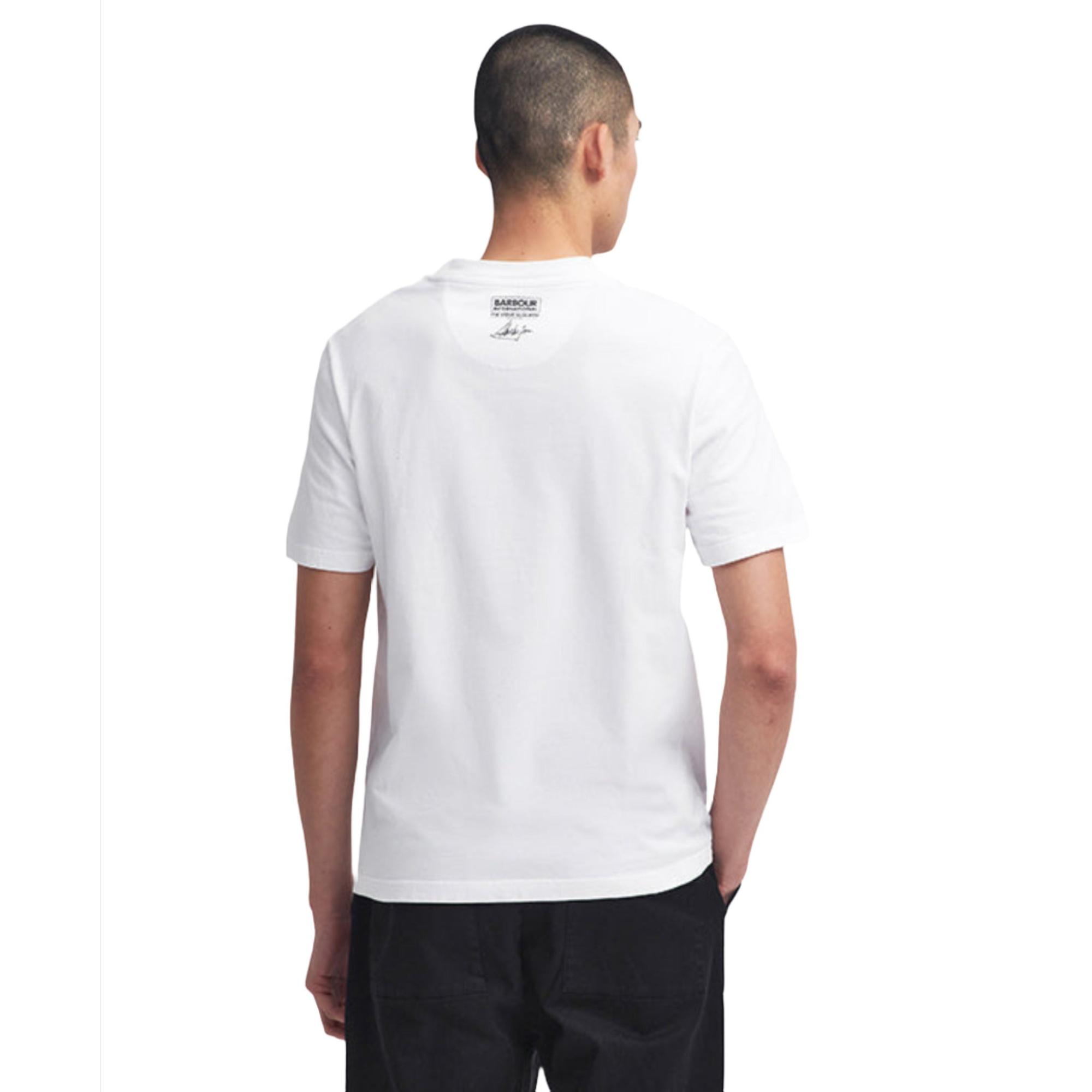 Product image 4 of 5 of Barbour International Men's Keystone Graphic T-Shirt - Whisper White