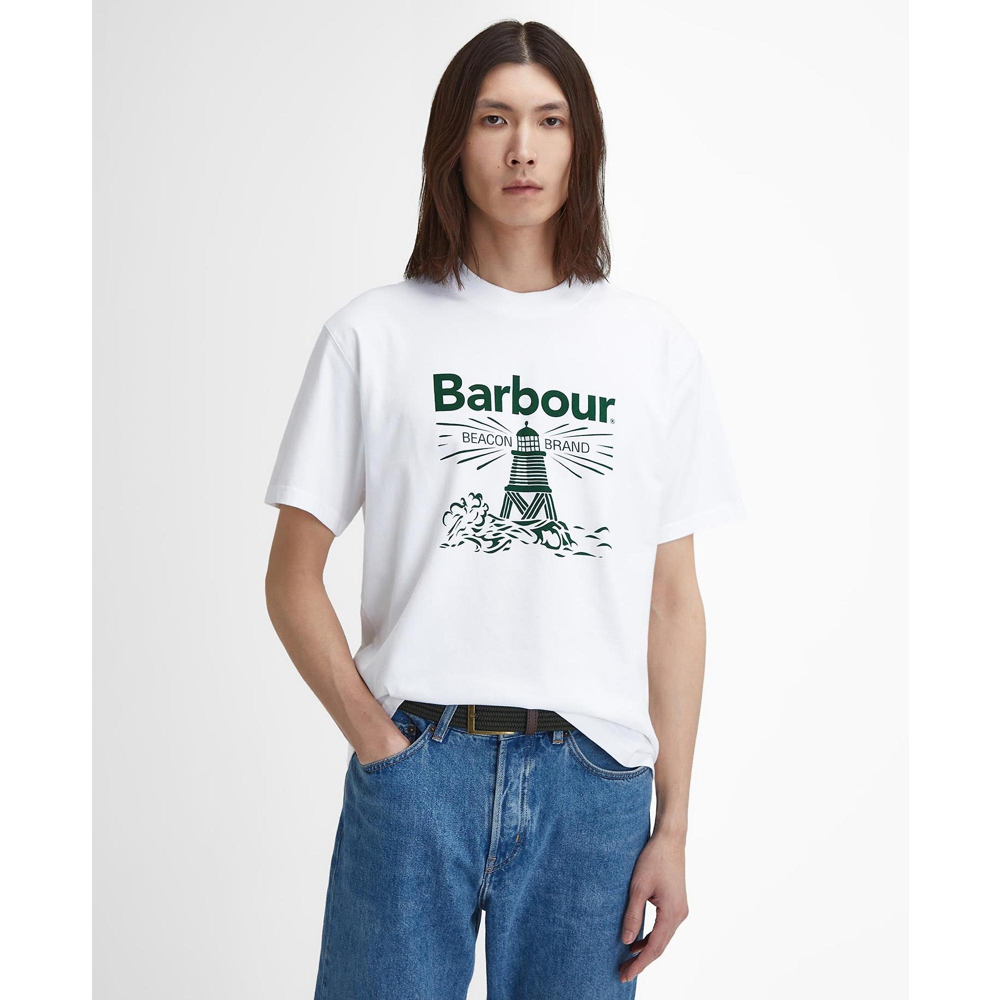 Product image 2 of 6 of Barbour Men's Pell Oversized Graphic T-Shirt - White