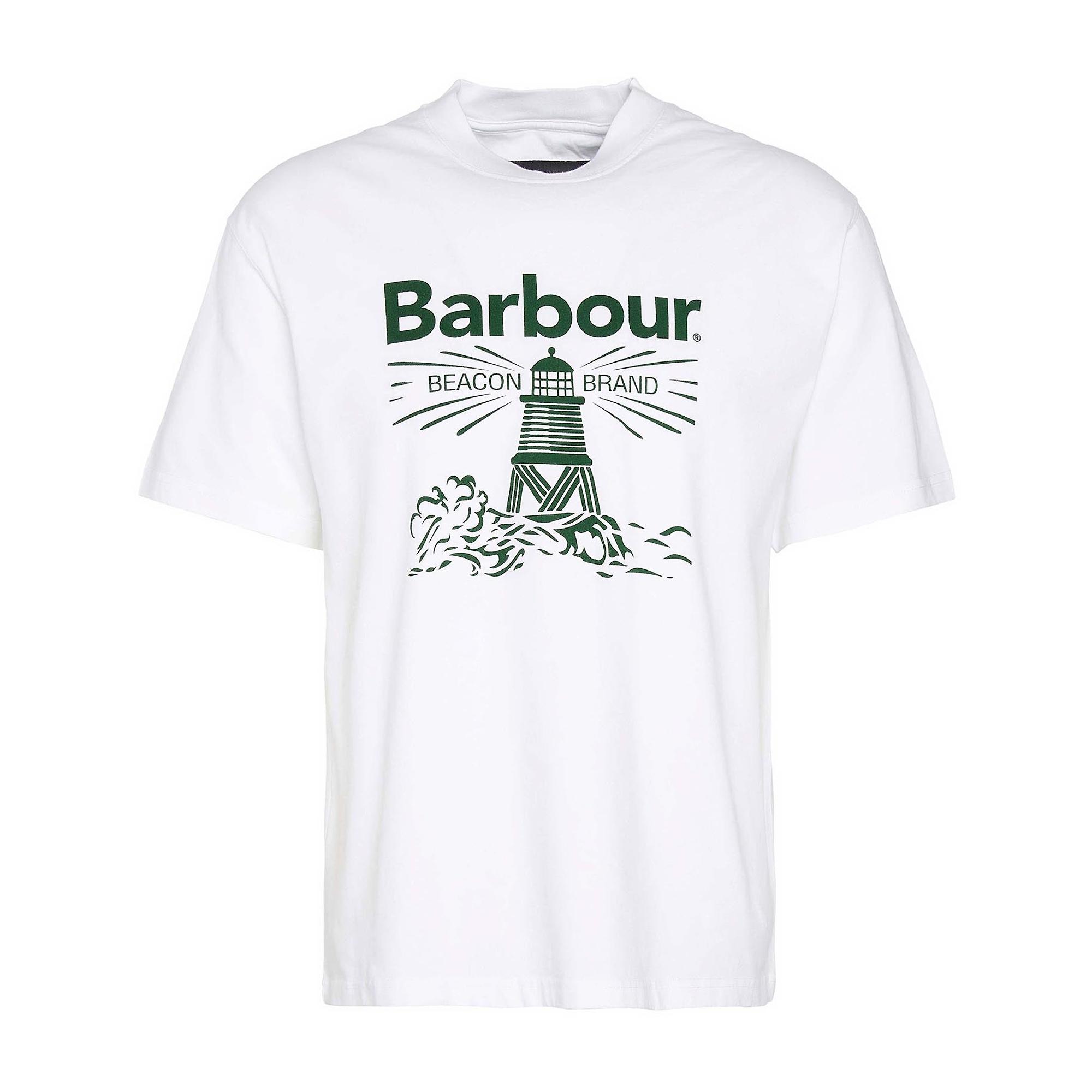 Product image 1 of 6 of Barbour Men's Pell Oversized Graphic T-Shirt - White