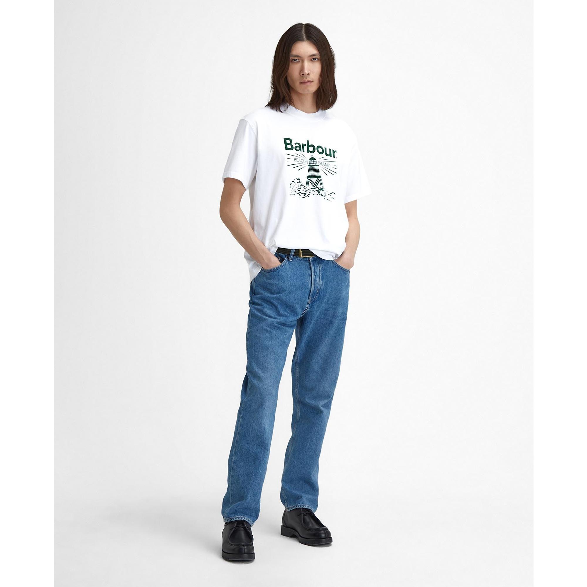Product image 4 of 6 of Barbour Men's Pell Oversized Graphic T-Shirt - White