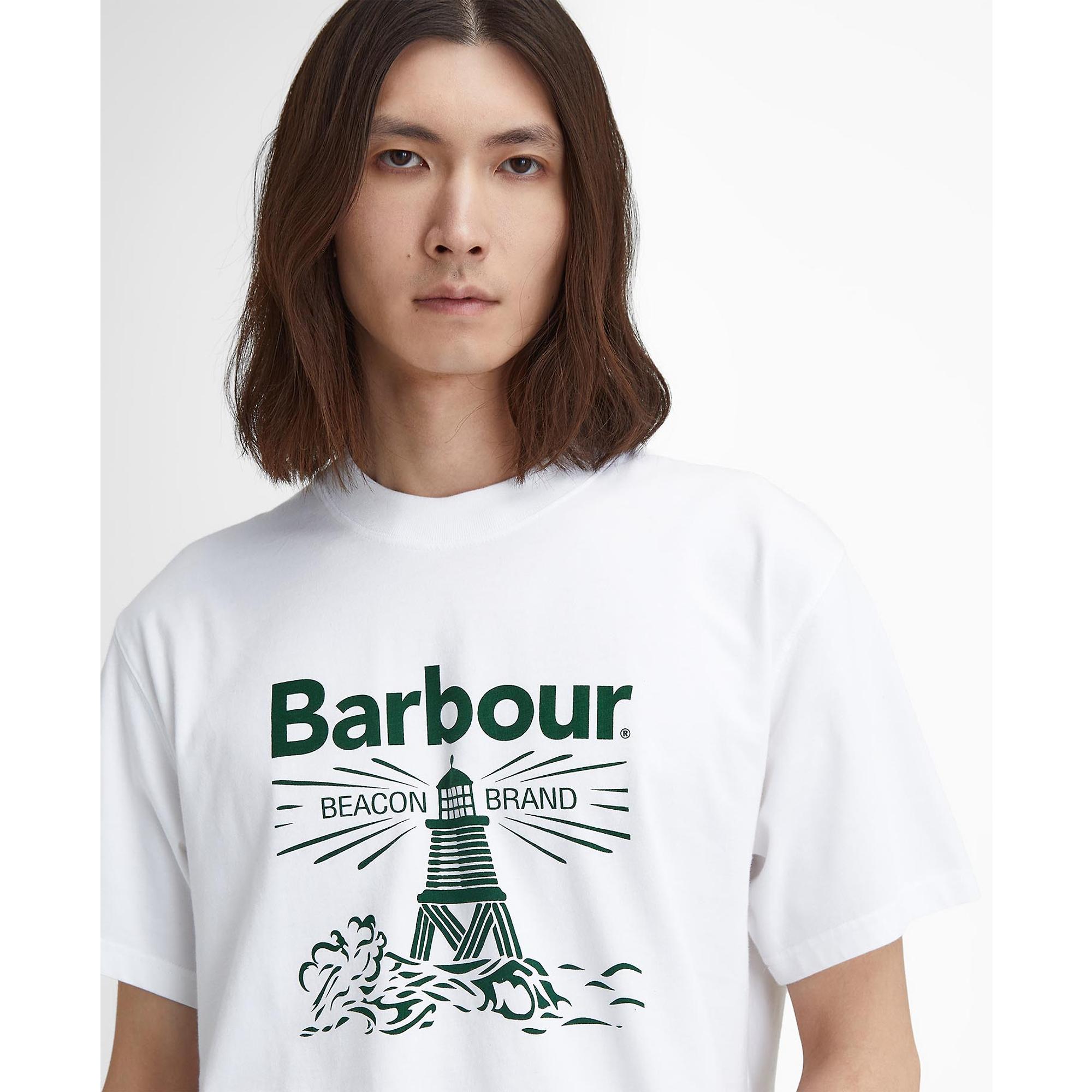 Product image 5 of 6 of Barbour Men's Pell Oversized Graphic T-Shirt - White