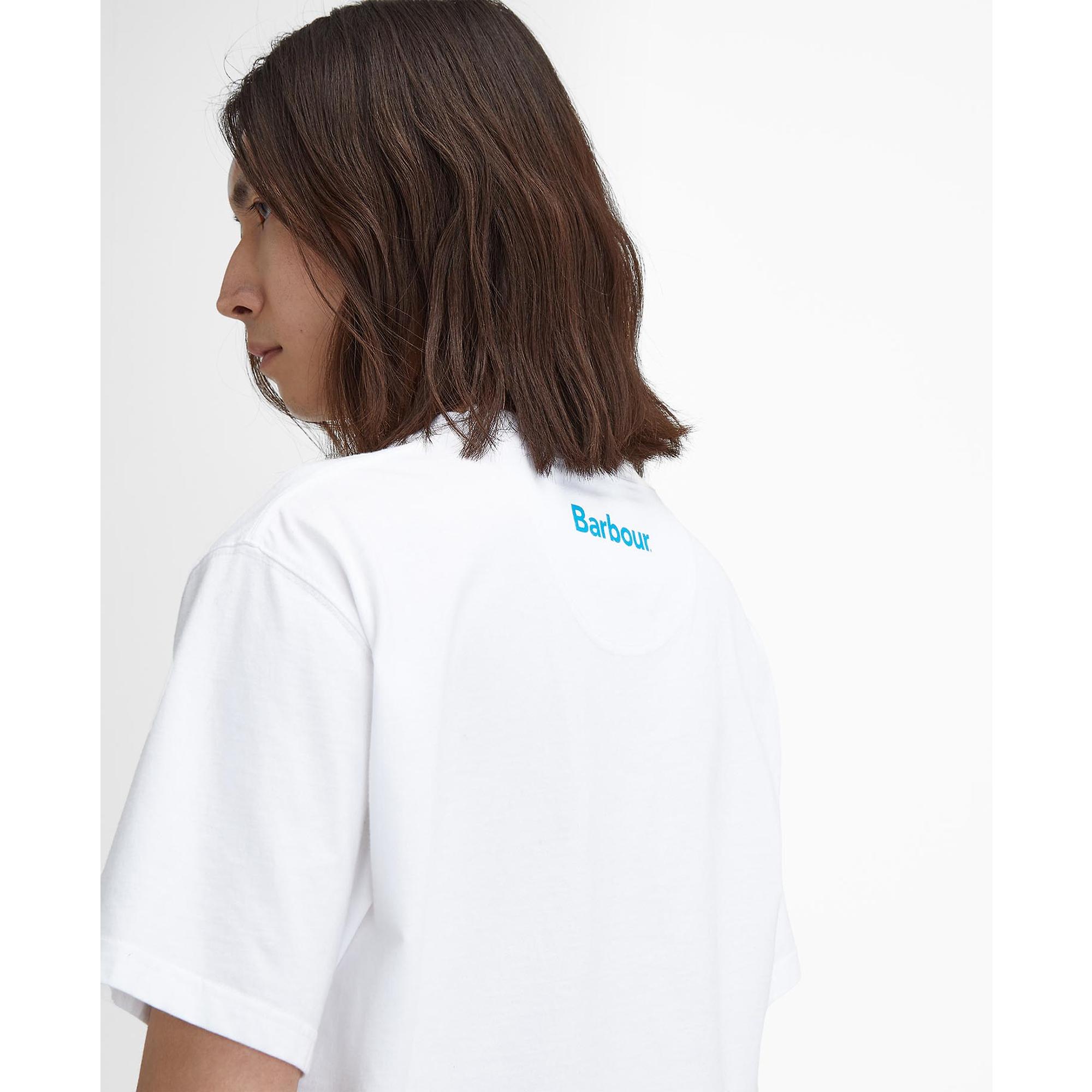 Product image 6 of 7 of Barbour Men's Mortt Oversized Graphic T-Shirt - White