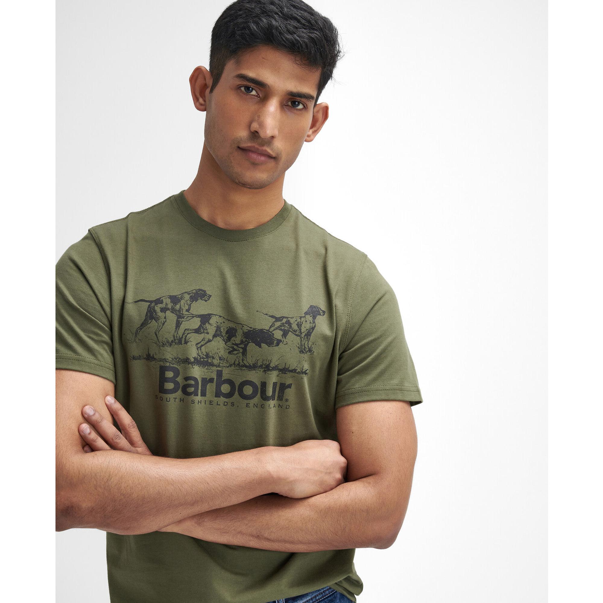Product image 5 of 5 of Barbour Men's Field Dog Graphic T-Shirt - Mid Olive